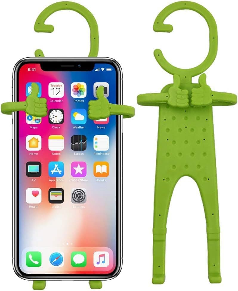 Mabron Flexible Cell Phone Holder Universal Car Mount,GPS Navigation Battery Charging Desktop Stand Unique Hands-Free Stable Premium Silicone MultiUse Holder