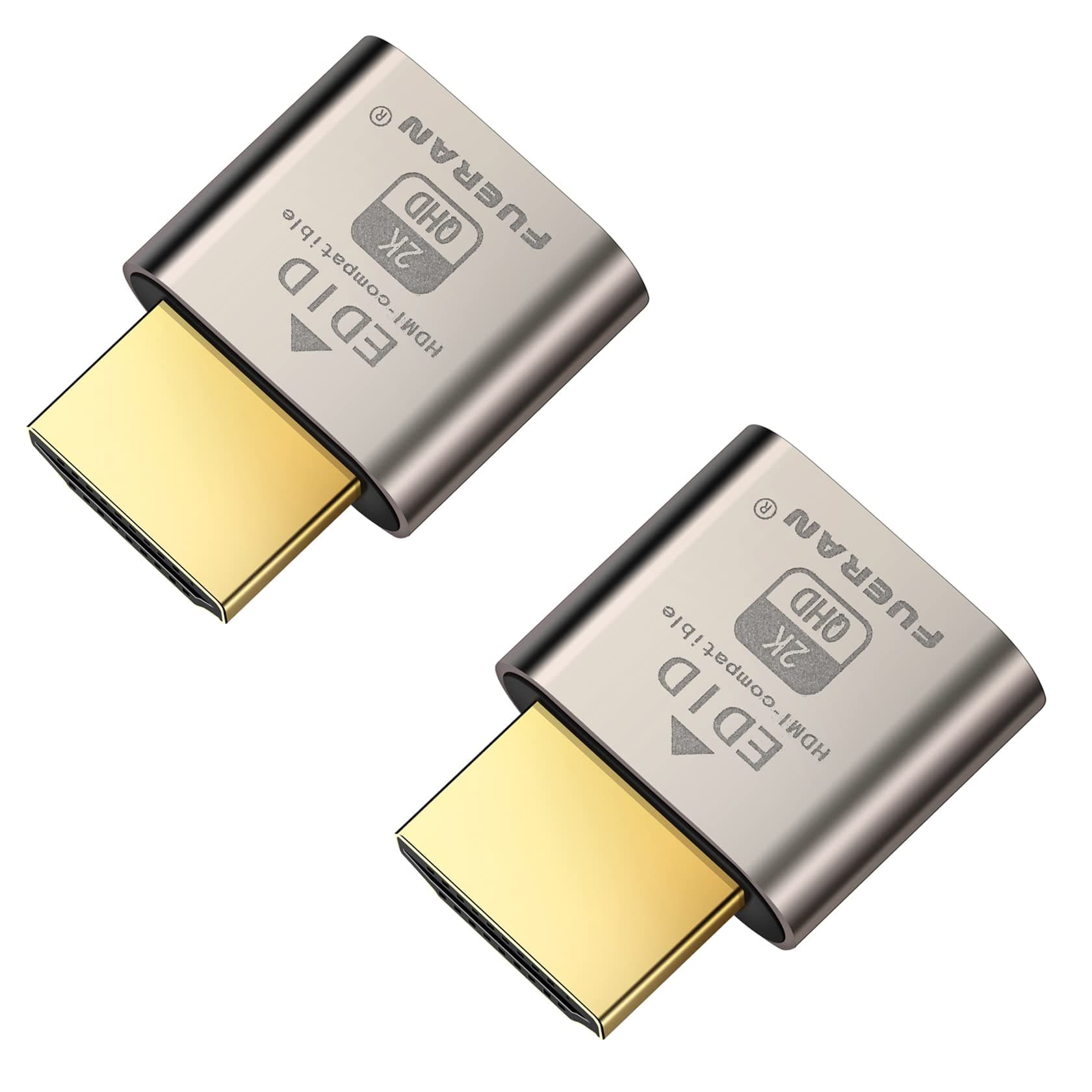 HDMI Dummy Plug,Headless Ghost Display Emulator (Fit Headless-1920x1080 New Generation@60Hz)-2Pack