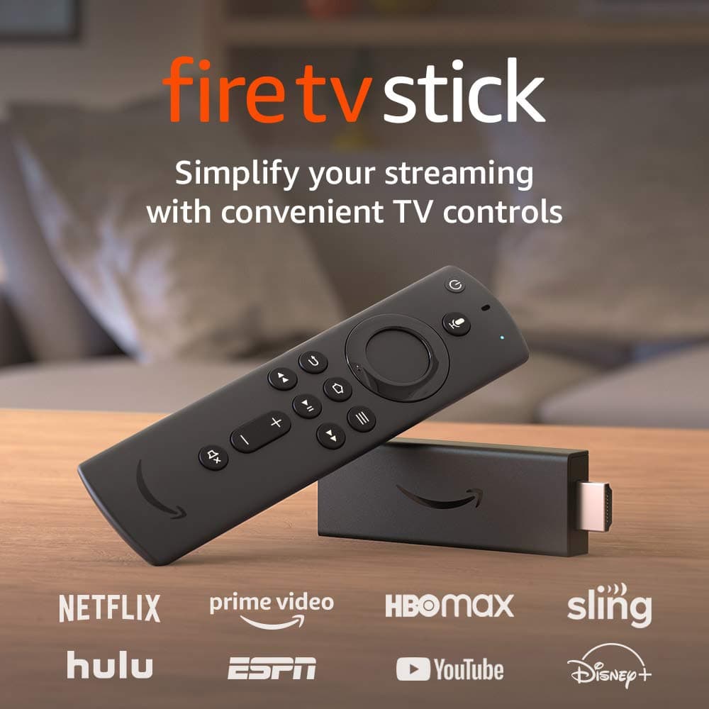 Fire TV Stick with Alexa Voice Remote (includes TV controls) | HD streaming device | 2020 release