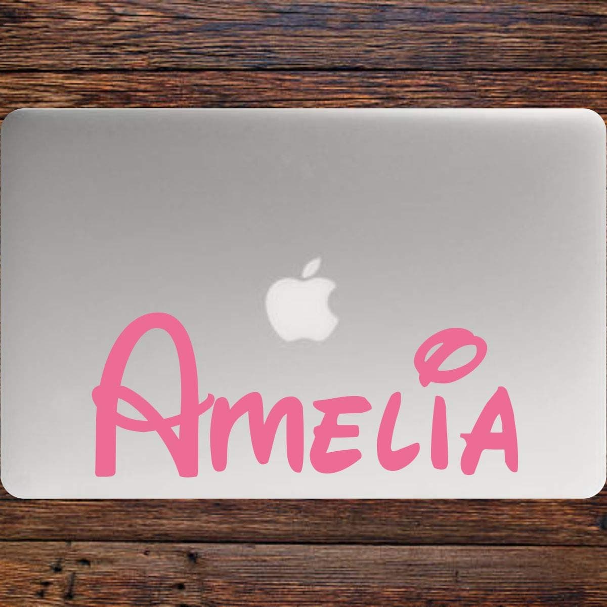 Personalised, custom, name, Laptop vinyl sticker decal. Preview available