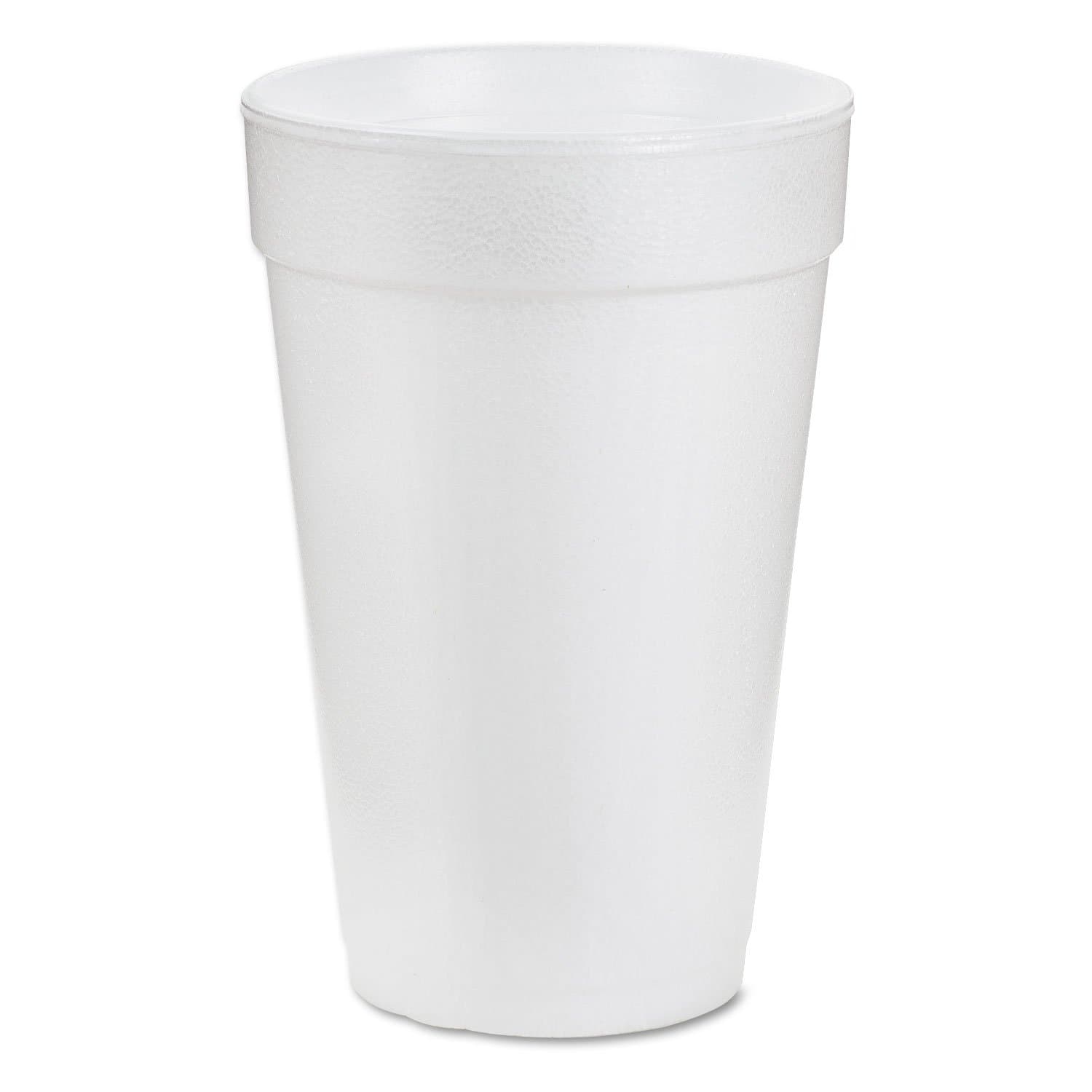 Dart Container Corp. 16J16 Foam Cups, 16 oz., White (Pack of 1000)