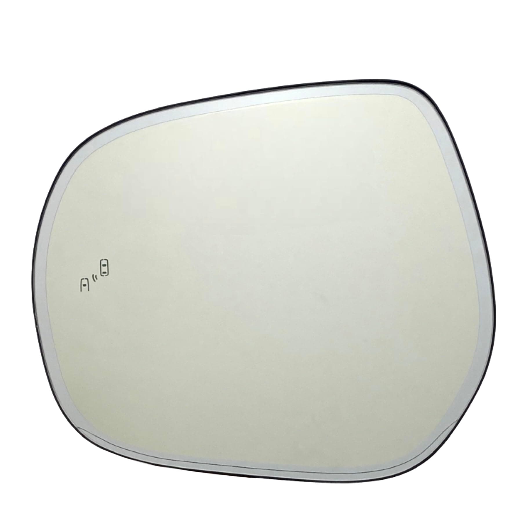 Spieg Driver Side Mirror Glass Replacement for Lexus GX460 2014-2020, LX570 2016-2021 | Toyota Land Cruiser 2016-2021 Heated Auto Dimming w/Blind Spot Monitoring w/Backing Plate (Left)