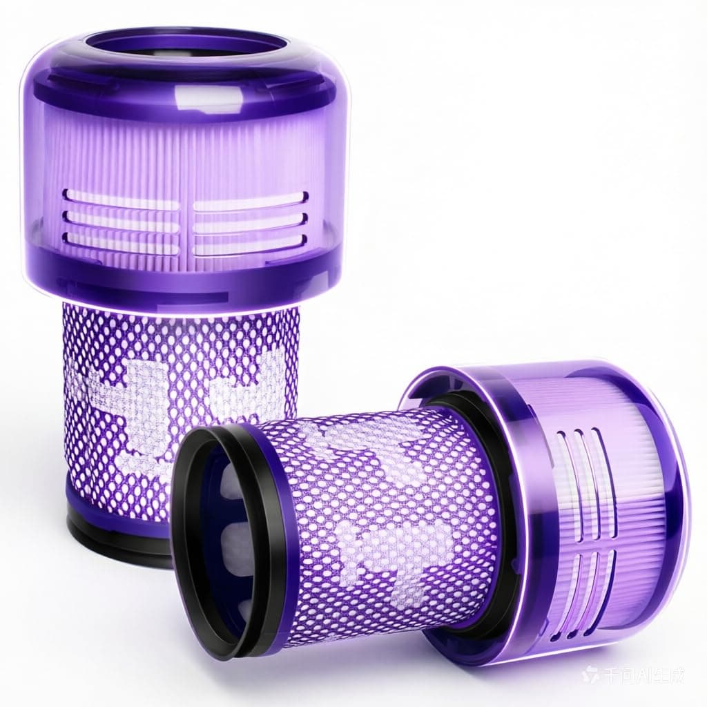 2 Pack Filter Replacement for Dyson V12 Detect Slim, V12 Slim, SV30, SV34, SV35 Cordless Vacuum, Compare to Part 971517-01(NOT for SV12 & V15 Vacuum)