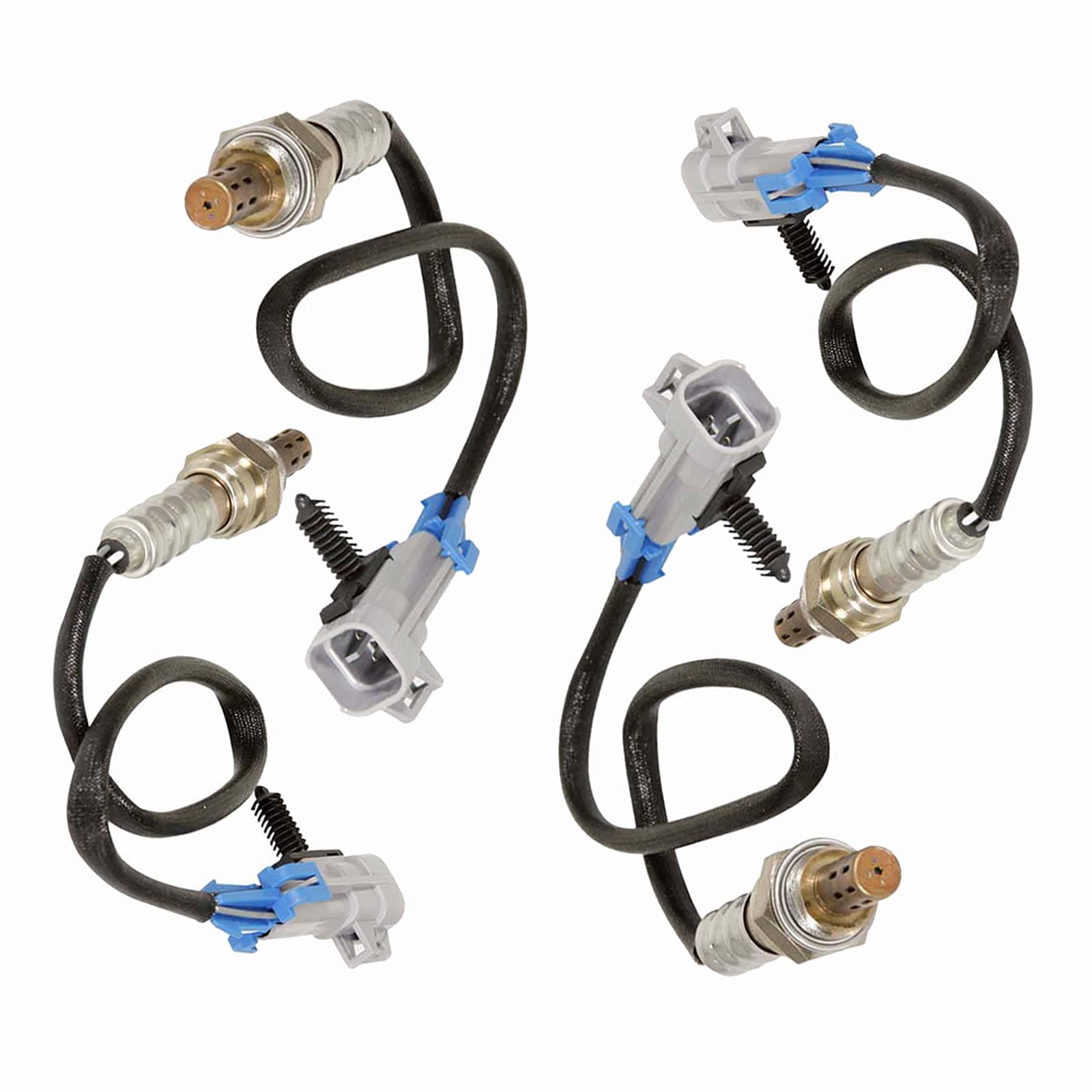 KEC Pack of 4Pcs Upstream And Downstream Oxygen O2 Sensor Replacement For Chevy Tahoe 5.3L 2005-2003 234-4668 x4