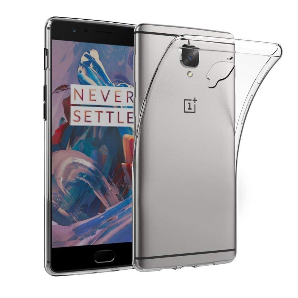 Febelo Transparent Soft Silicon Back Cover for OnePlus 3 / One Plus 3 / OnePlus 3T