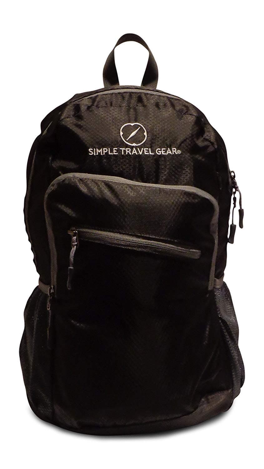 Ultra Lightweight Packable Water Resistant Hiking Backpack Folds Into Itself by Simple Travel Gear