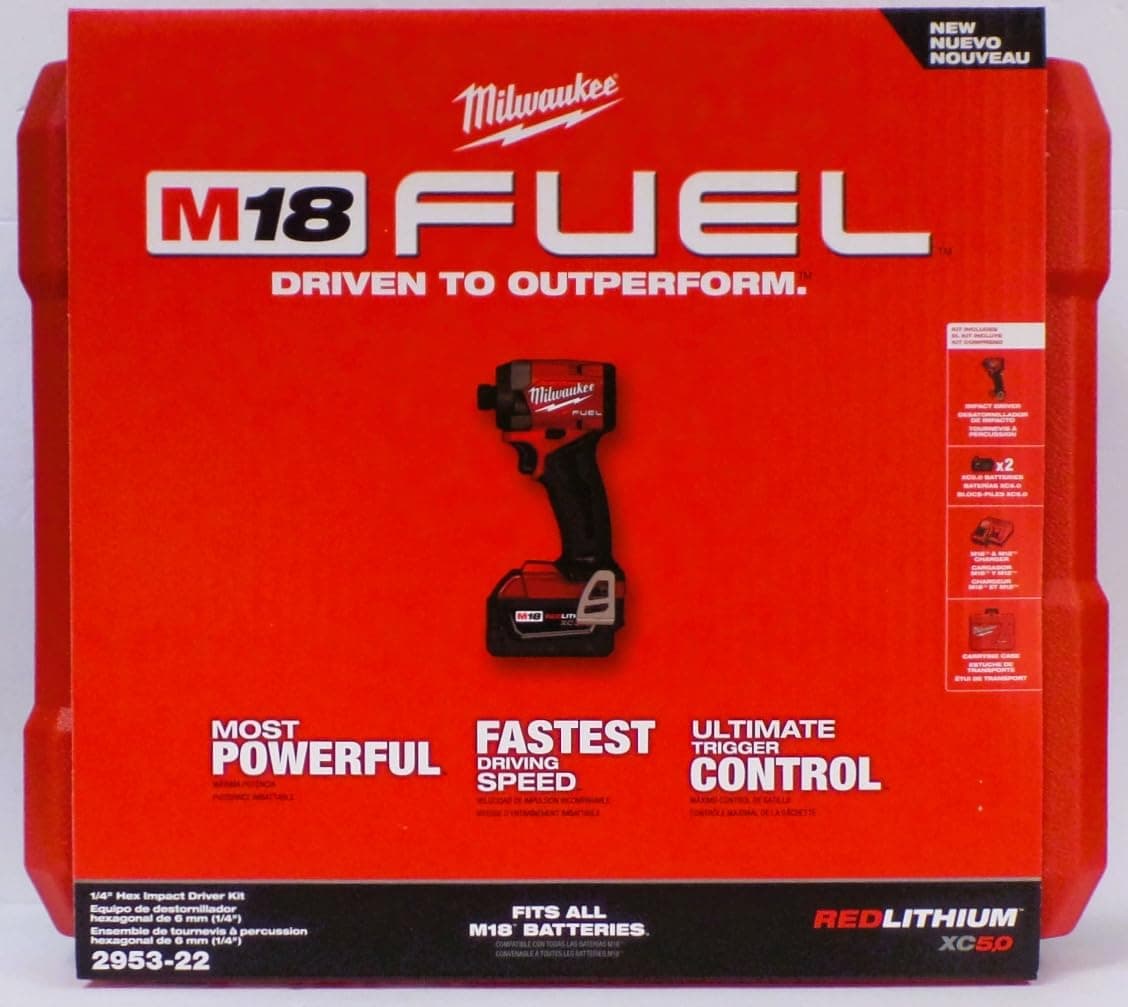Electric - M18 Fuel. 1/4 HEX Impact Driver KIT