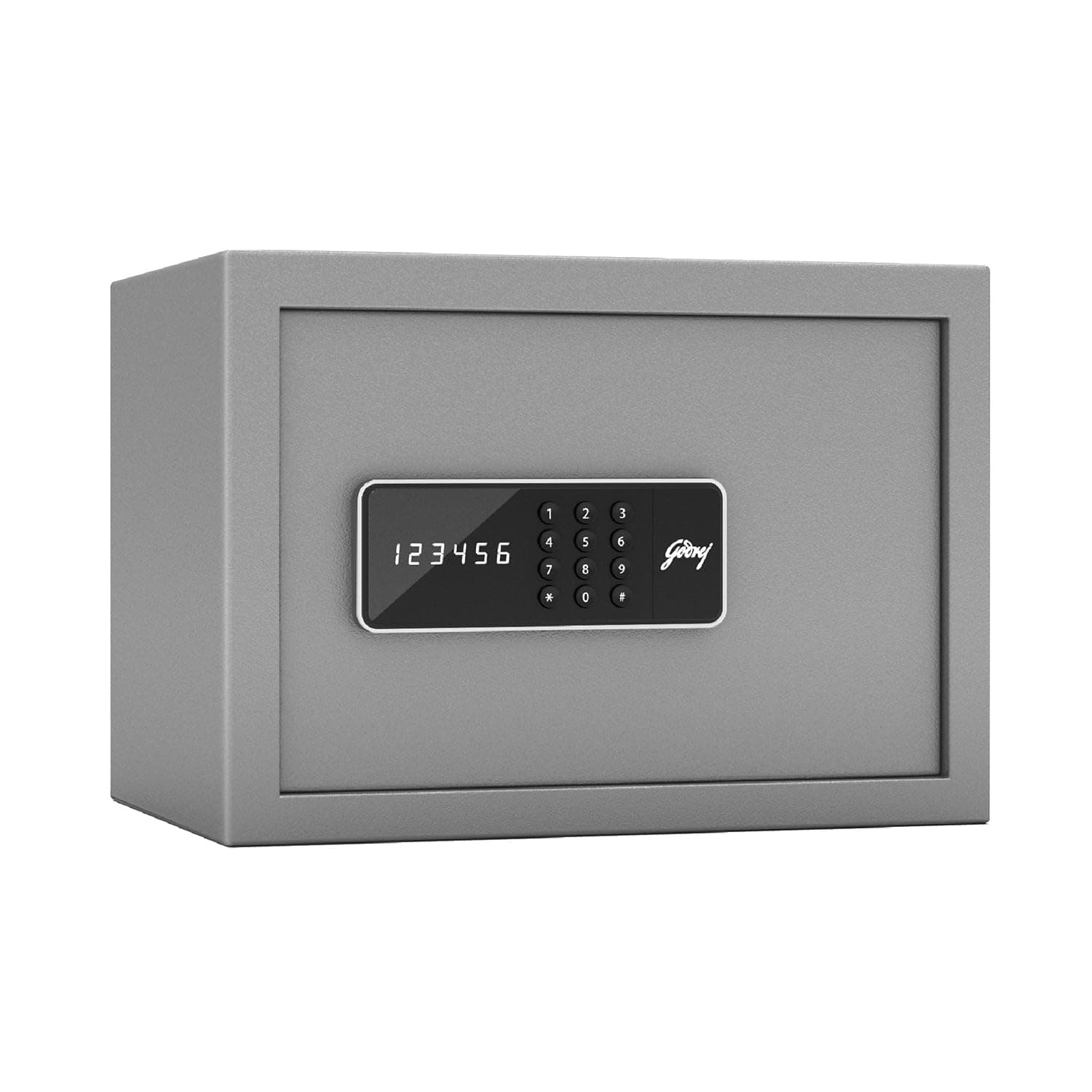 Forte Pro 15 Litres Digital Electronic Safe Locker for Home & Office with Motorized Locking Mechanism (Light Grey)