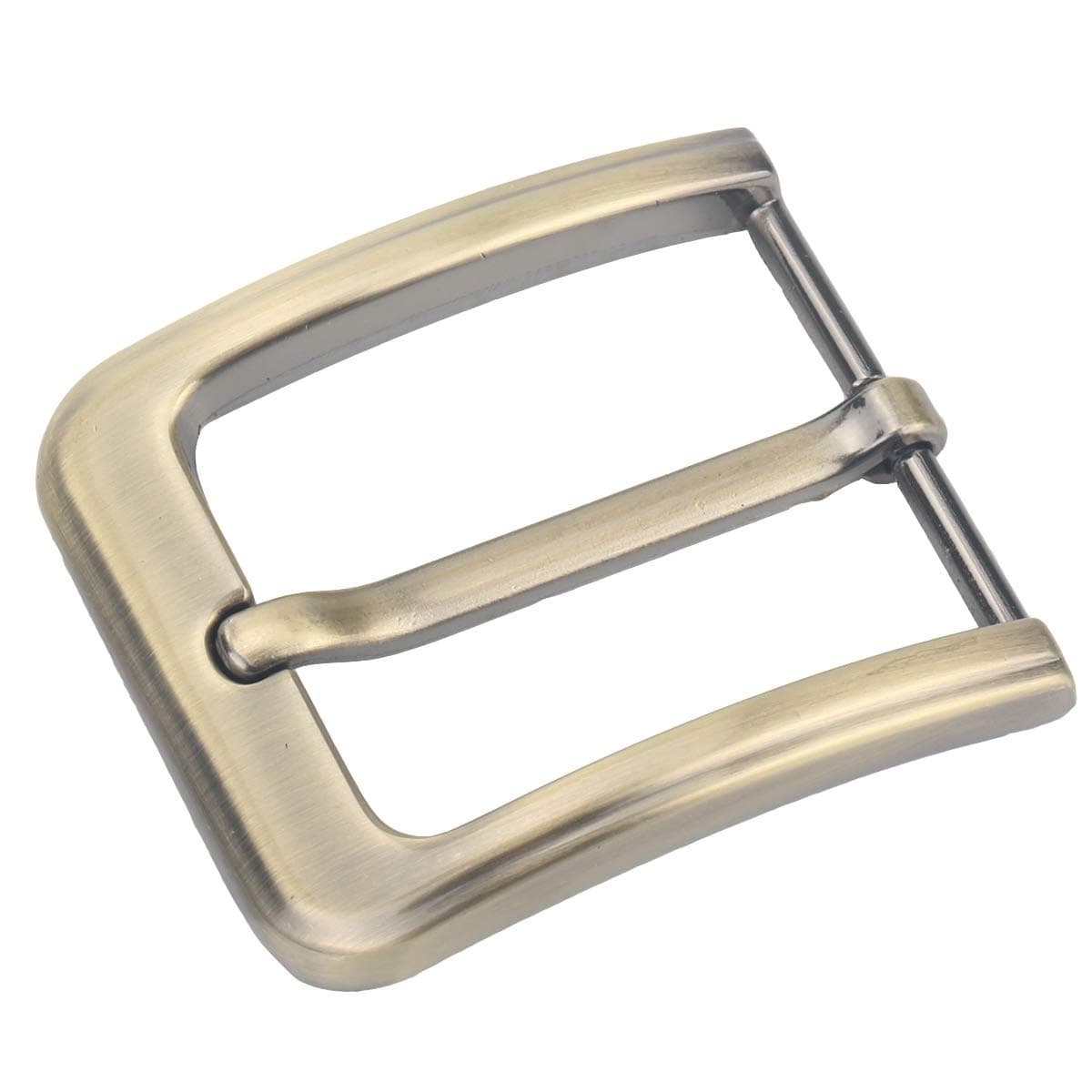 1 1/2" (38-40 mm) Single Prong Square Belt Buckle Waistbelt buckle (Bronze02)