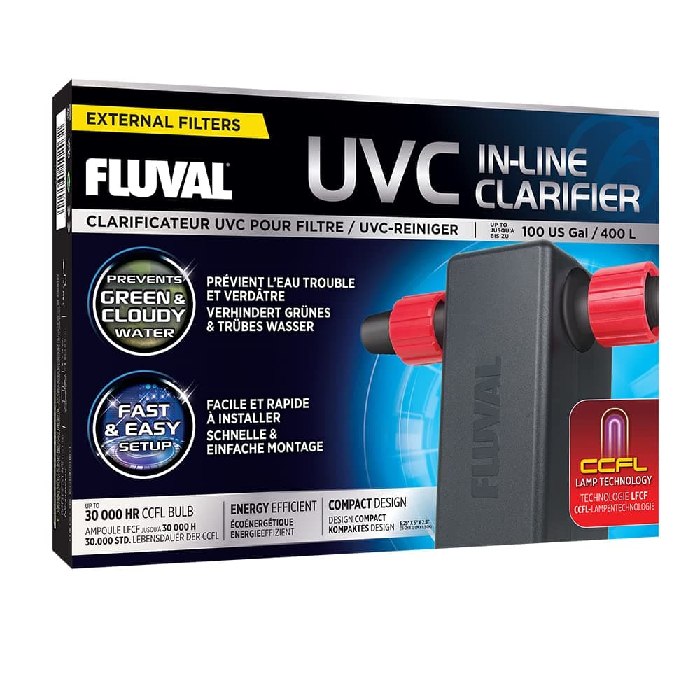 Fluval UVC Clarifier for Aquariums, UVC Clarifier with CCFL Lamp Technology