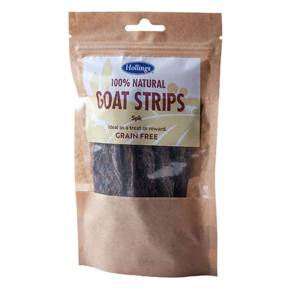 Hollings 100% Natural Goat Strips, 5 Strips