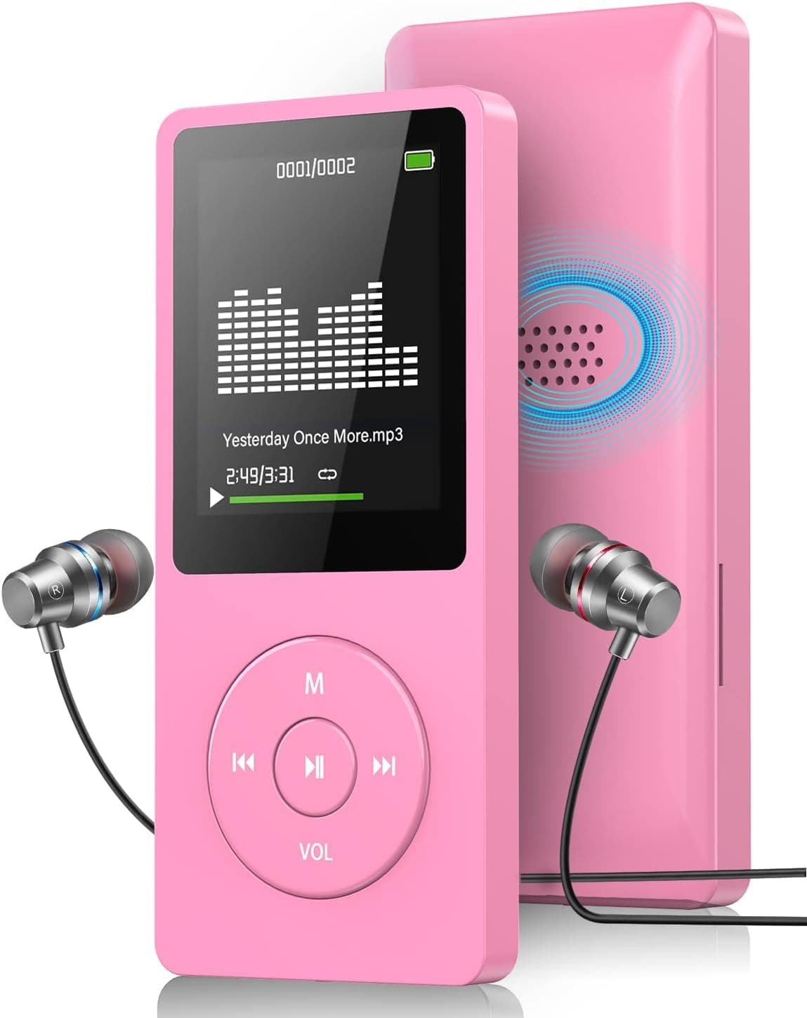 64GB MP3 Music Player with Pink