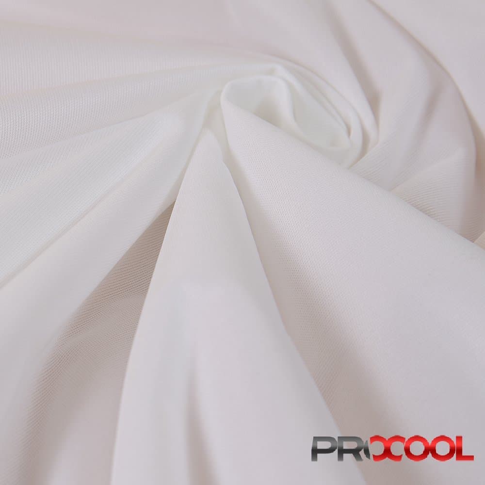 ProCool Athletic Interlock (Made in USA, White, sold by the yard)