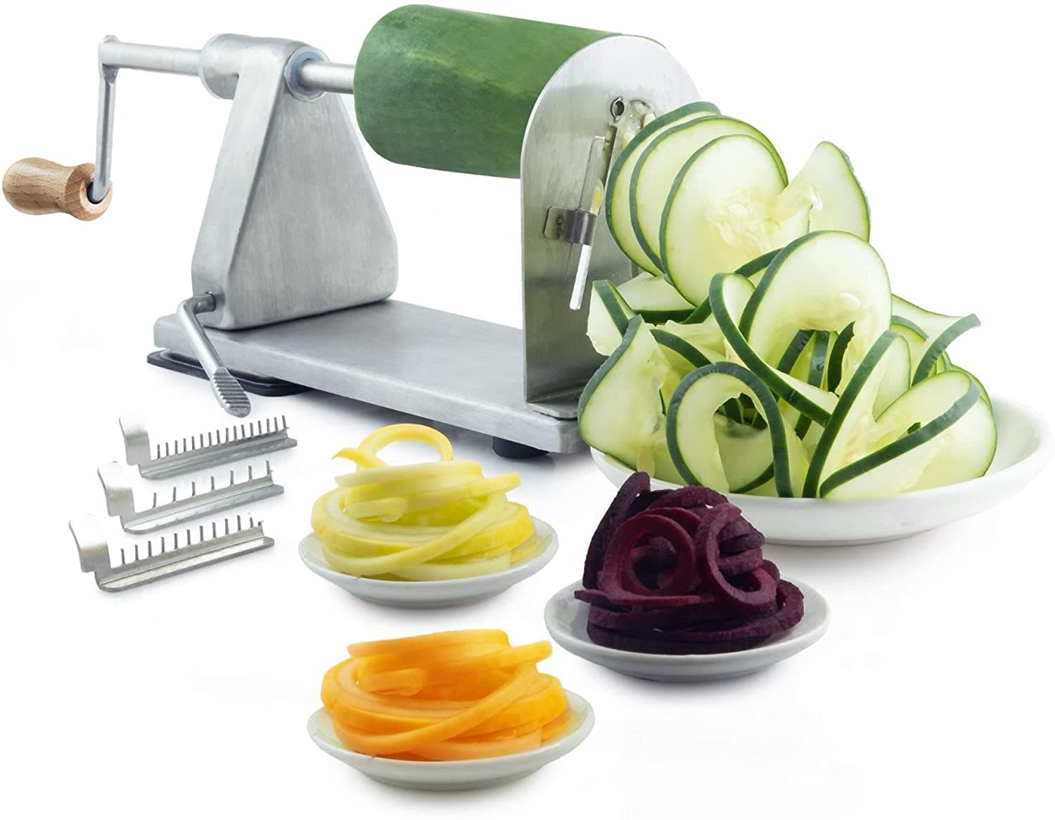 New POP, Stainless Steel Vegetable Spiralizer Vegetable