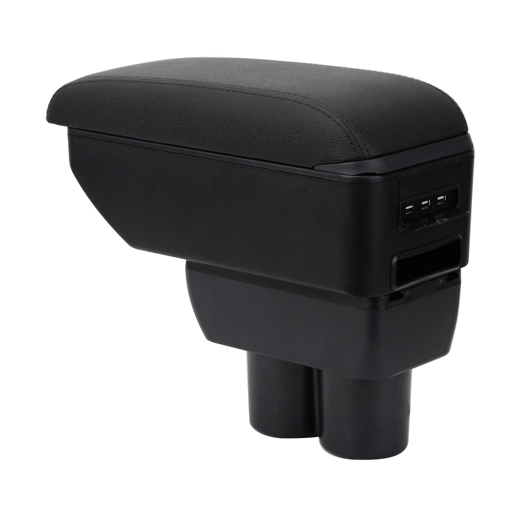 Armrest Compatible with Suzuki Jimny 2007-2017 Center Console Organizer Armrests Double Layer Storage Space Usable for Elbow Support