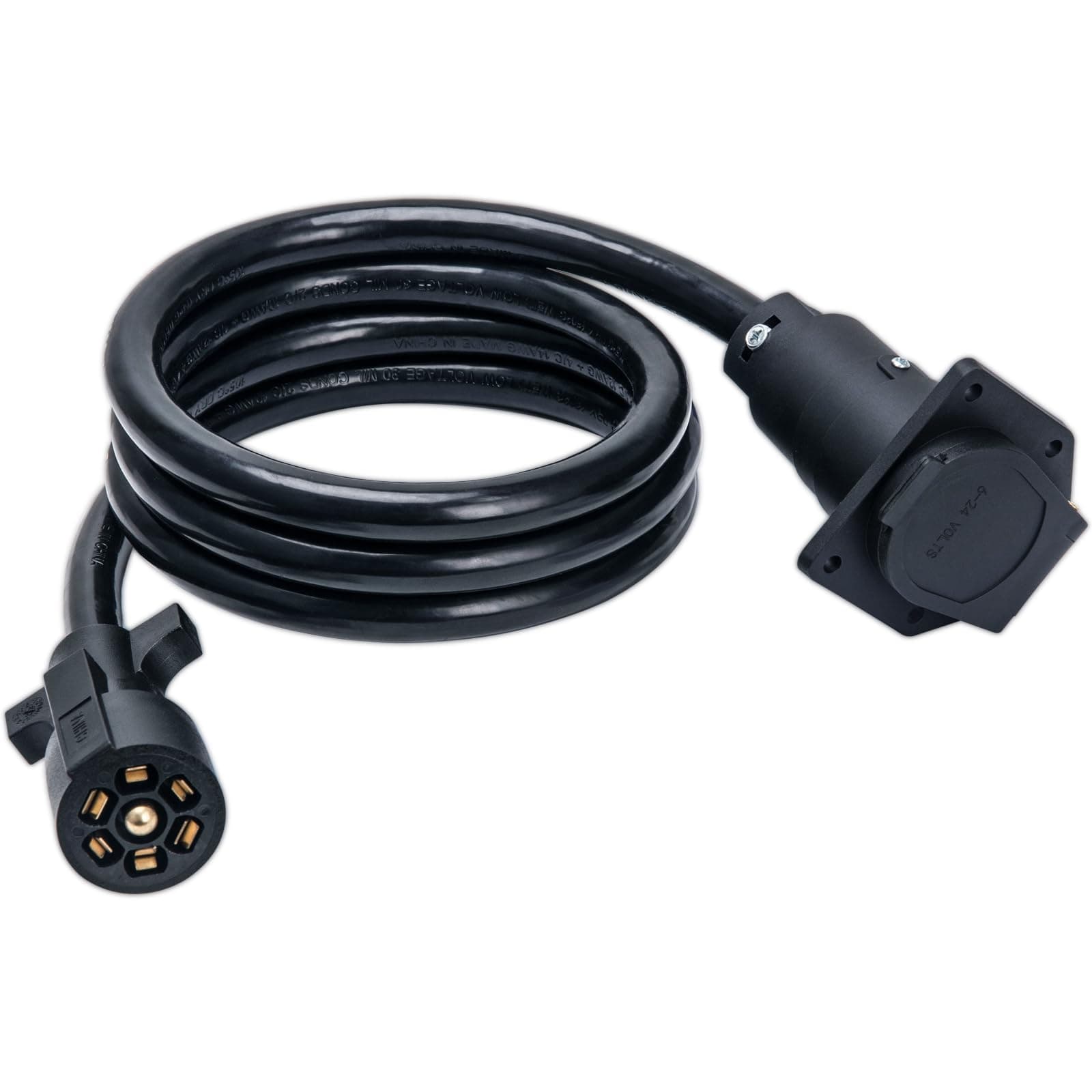 TOPEND 7 pin Trailer Extension 6 Feet