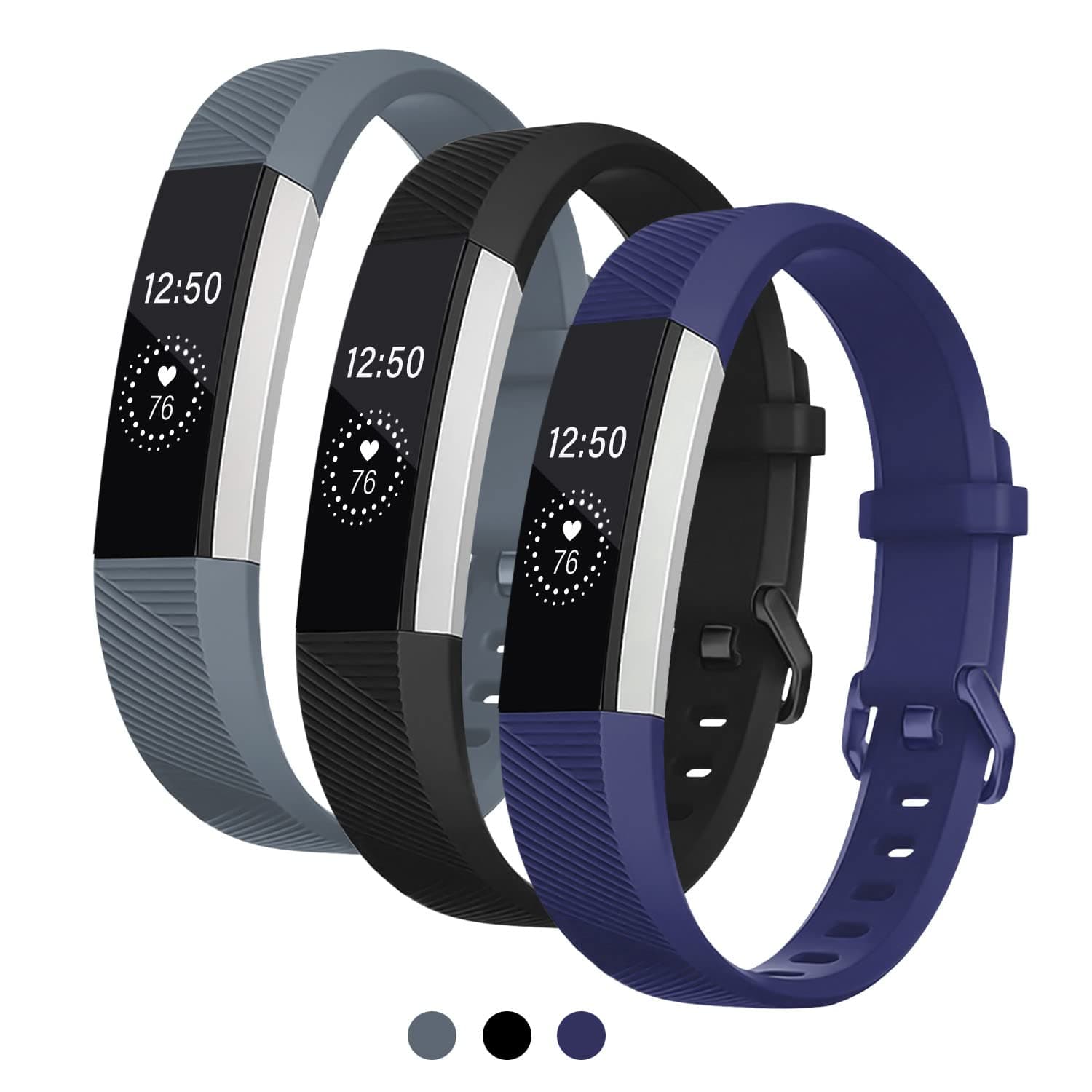 Vitty for Fitbit Charge 2 Strap for Women and Men, Charge 2 Bands Adjustable Replacement Silicone Sport Wristband for Fitbit Charge 2