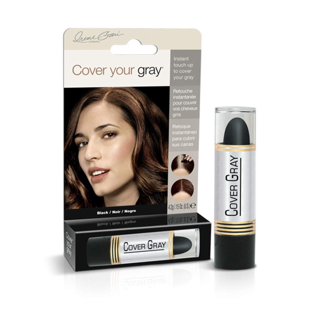 Cover Your Gray Stick - Black 4.2 grams (Pack of 2)
