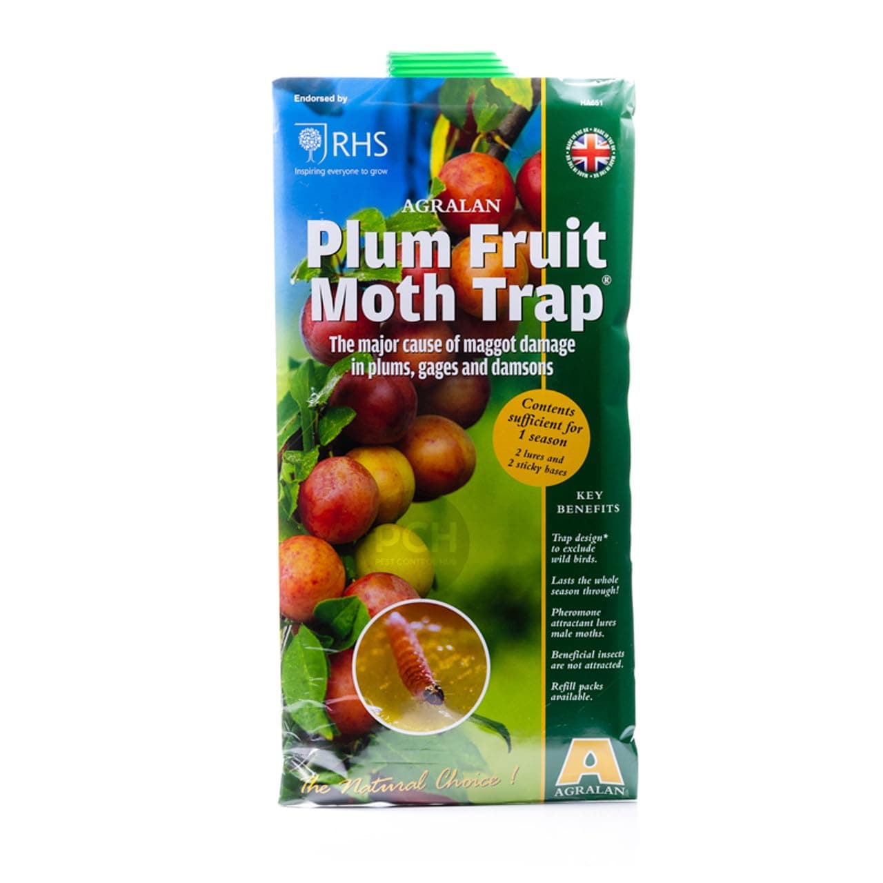 Agralan RHS Approved Natural Plum Moth Pheromone Trap