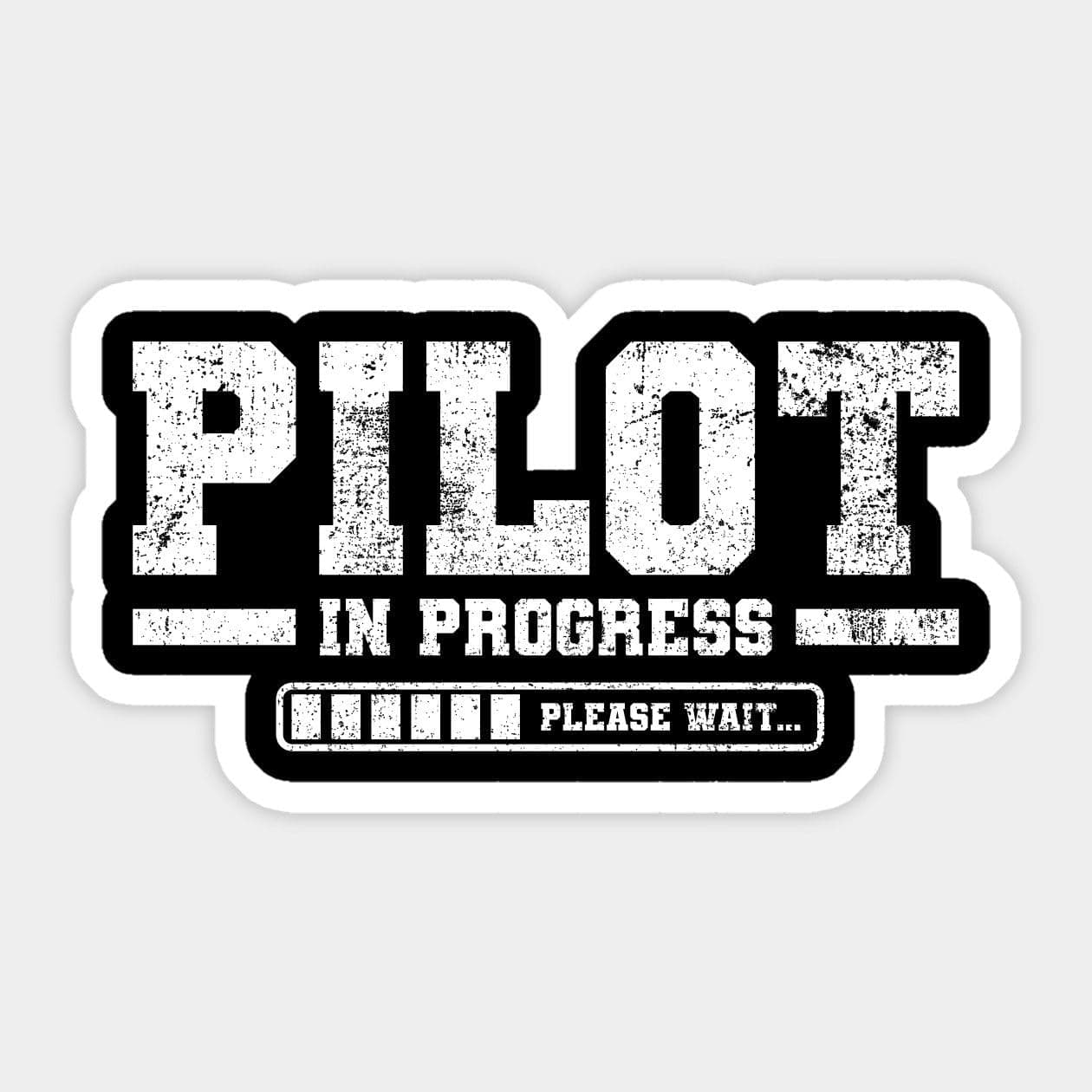 Future Pilot Student Pilot Aviation Vintage Sticker Decal for Wall, Laptop, Cell, Truck Sticker for Windows, Cars, Trucks 5" Inch