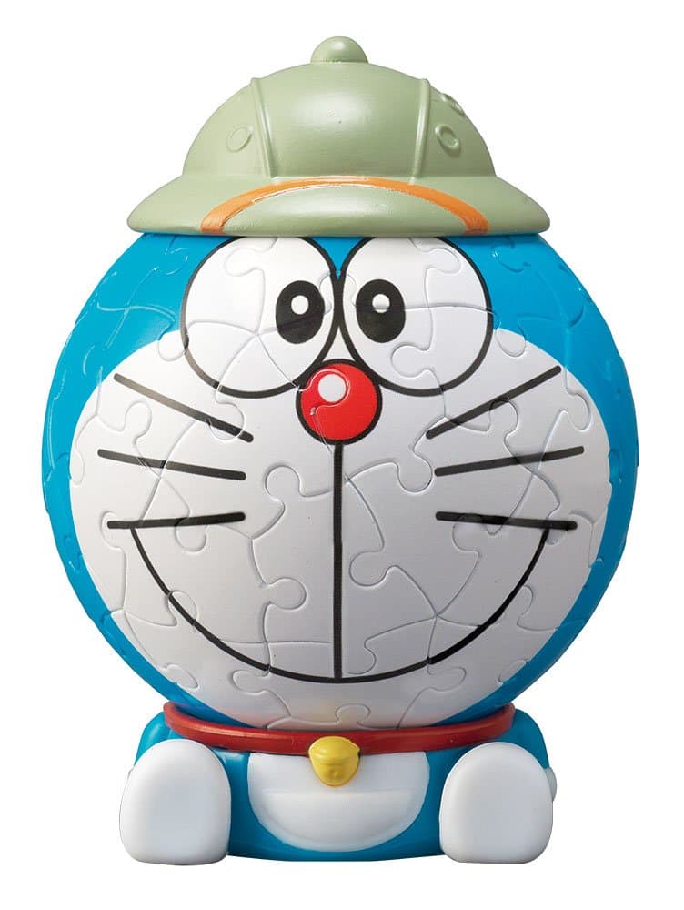 60 piece 3D Ryukyu Thailand puzzle Big face mini Doraemon -THE WONDER LAND 2014-