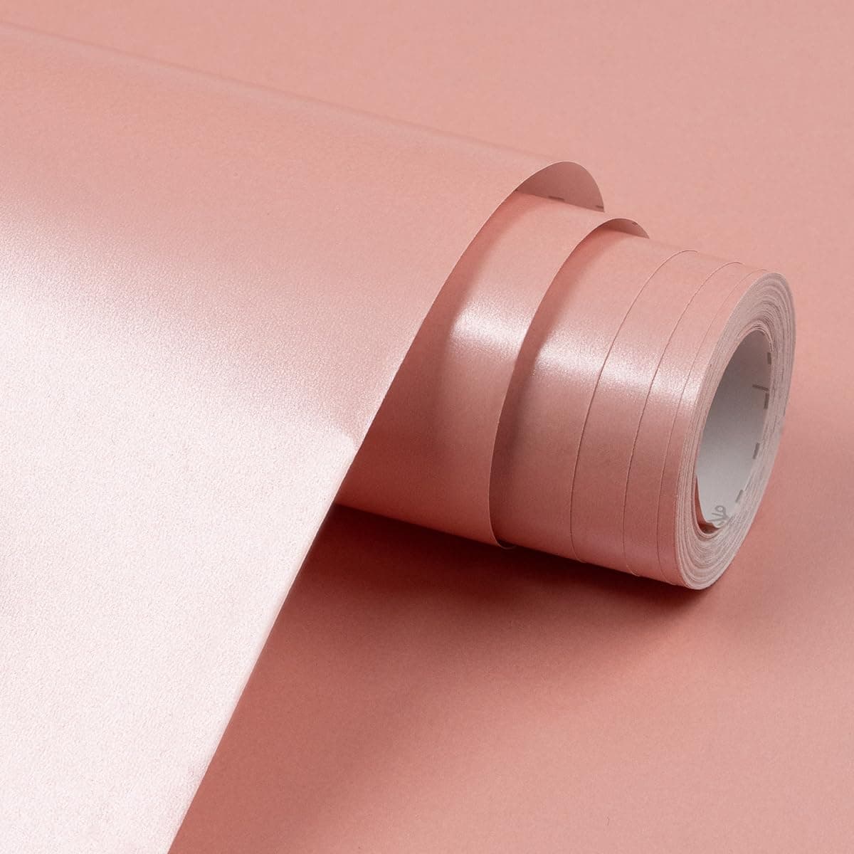 Pink Matte Gift Wrapping Paper Roll, 43cm X 12m Solid Color Pearly - Lustre Paper for Wedding, Baby Shower, Birthday, Valentine's Day, Party, Festival Gift Decorations