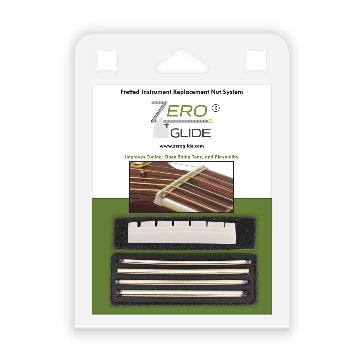 Zero Glide Slotted ZS-1 Acoustic Guitar Nut System