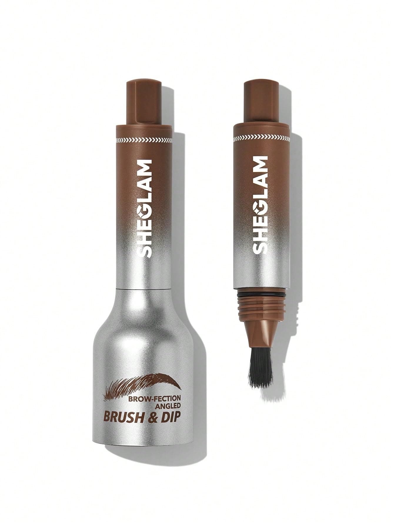 SHEGLAM Brow-Fection Angled Brush & Dip Upgraded Microblading Eyebrow Pen Long Lasting Waterproof Easy To Color-Auburn