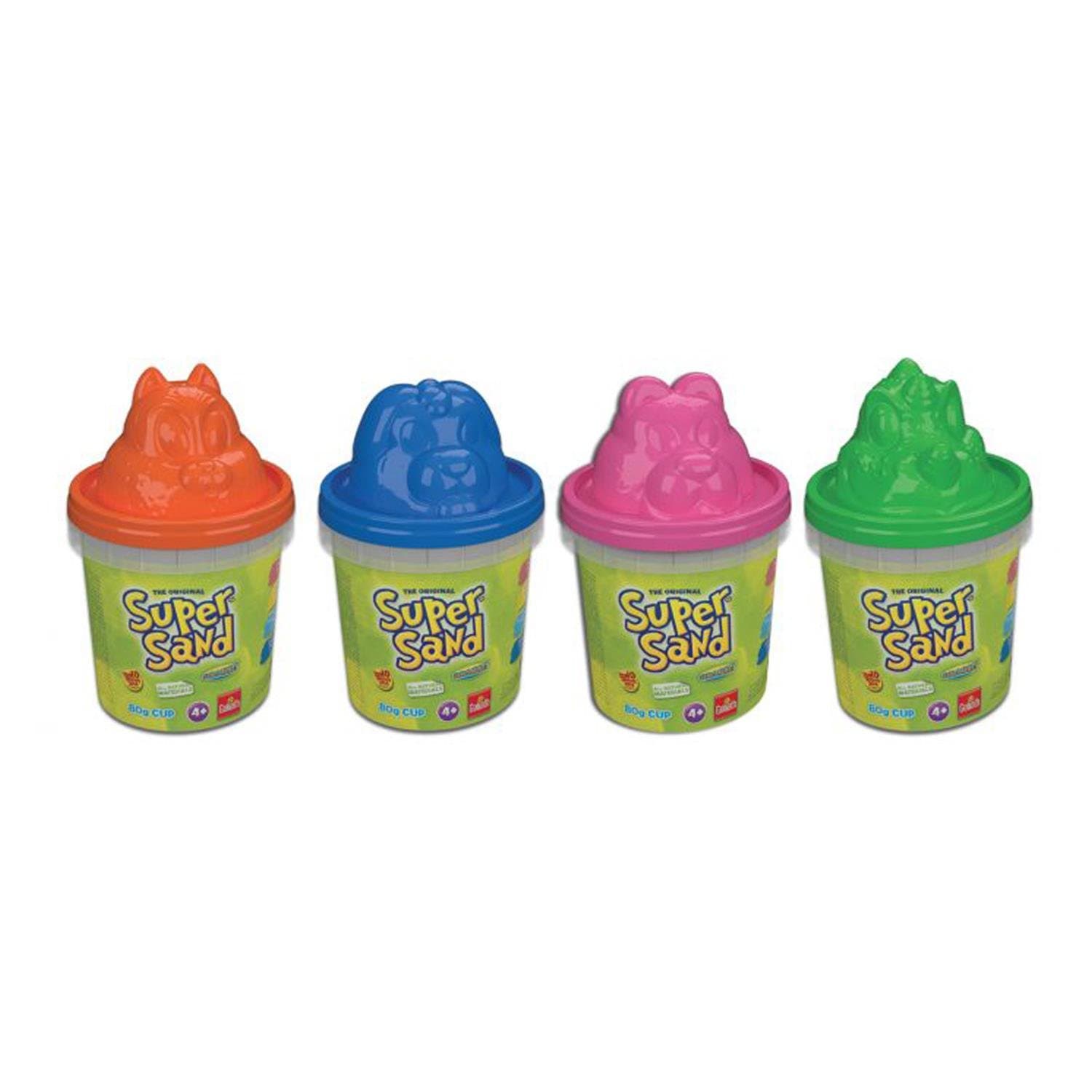 Super Sand Sand 83268 Cup and Creative Shape – Magic Sand Sand Burgen/Sand (Assorted)