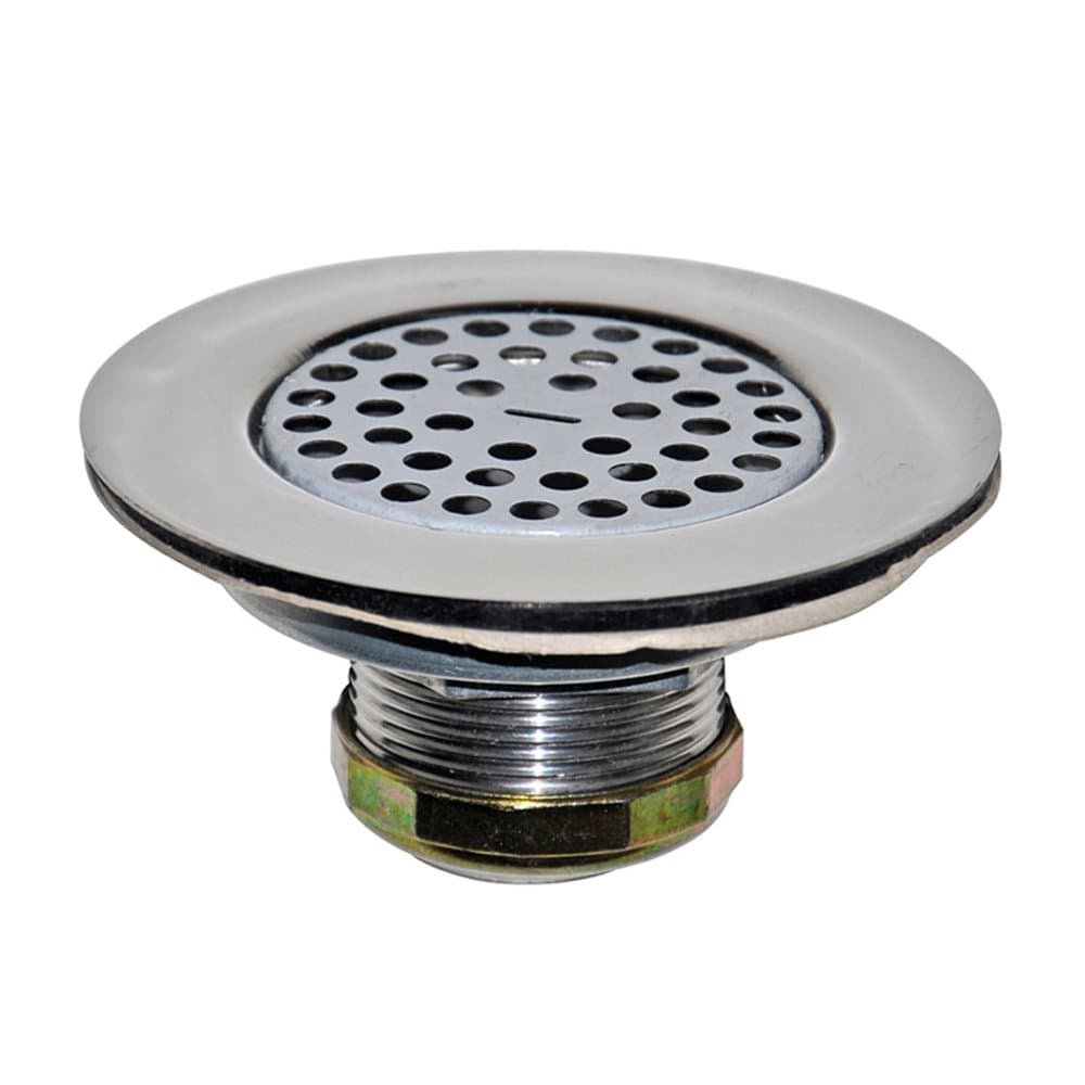 Danco 10644 4 1/2" Mobile Home Flat Top Shower Drain Strainer in Chrome