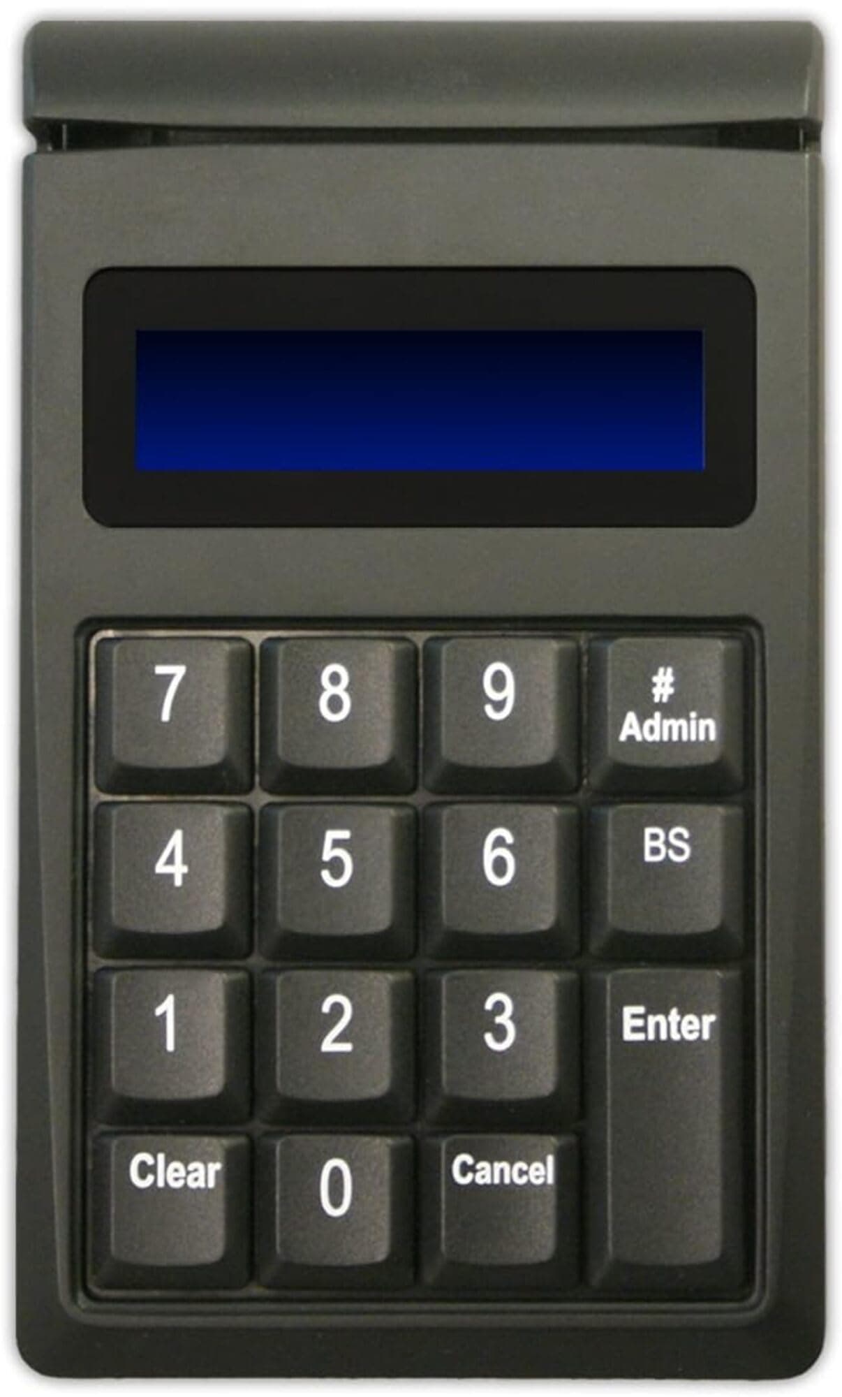 ID Technologies IDKE-534833BL SecureKey M130 USB-Keyboard, XML, 15 Key, 3 Track, Black