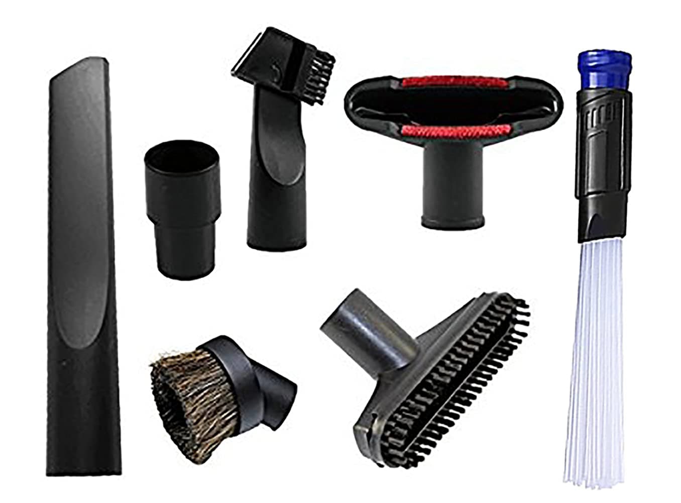 1 1/4 inch Vacuum Attachments Brushes Kit 1-1/4 inch 1-3/8 inch Vacuum Cleaner Accessories for 32mm and 35mm Standard Hose