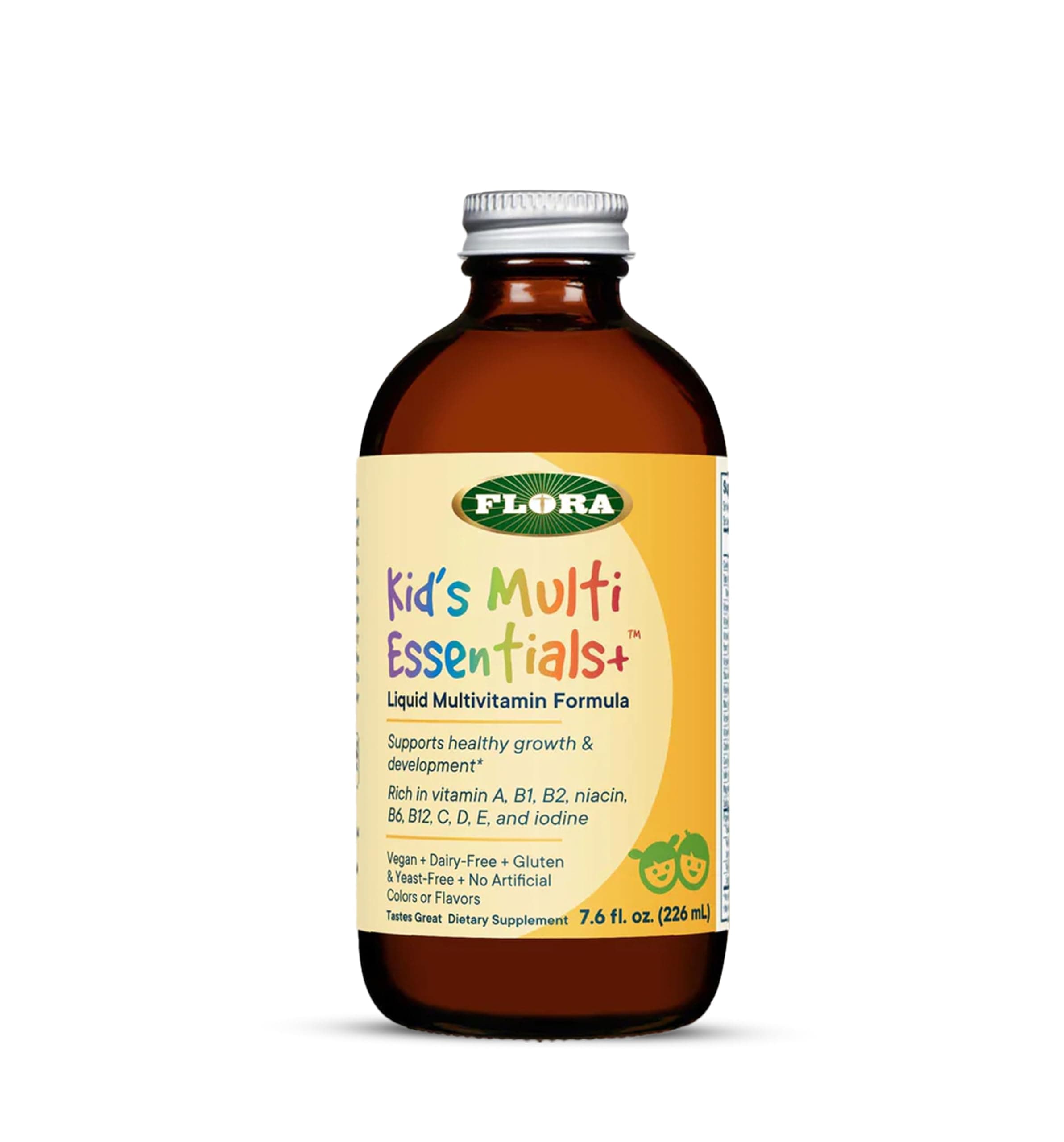 Kids Multi Essentials+, Liquid Multivitamin Formula, 13 Essential Vitamins & Minerals, 7.6 Fl Oz