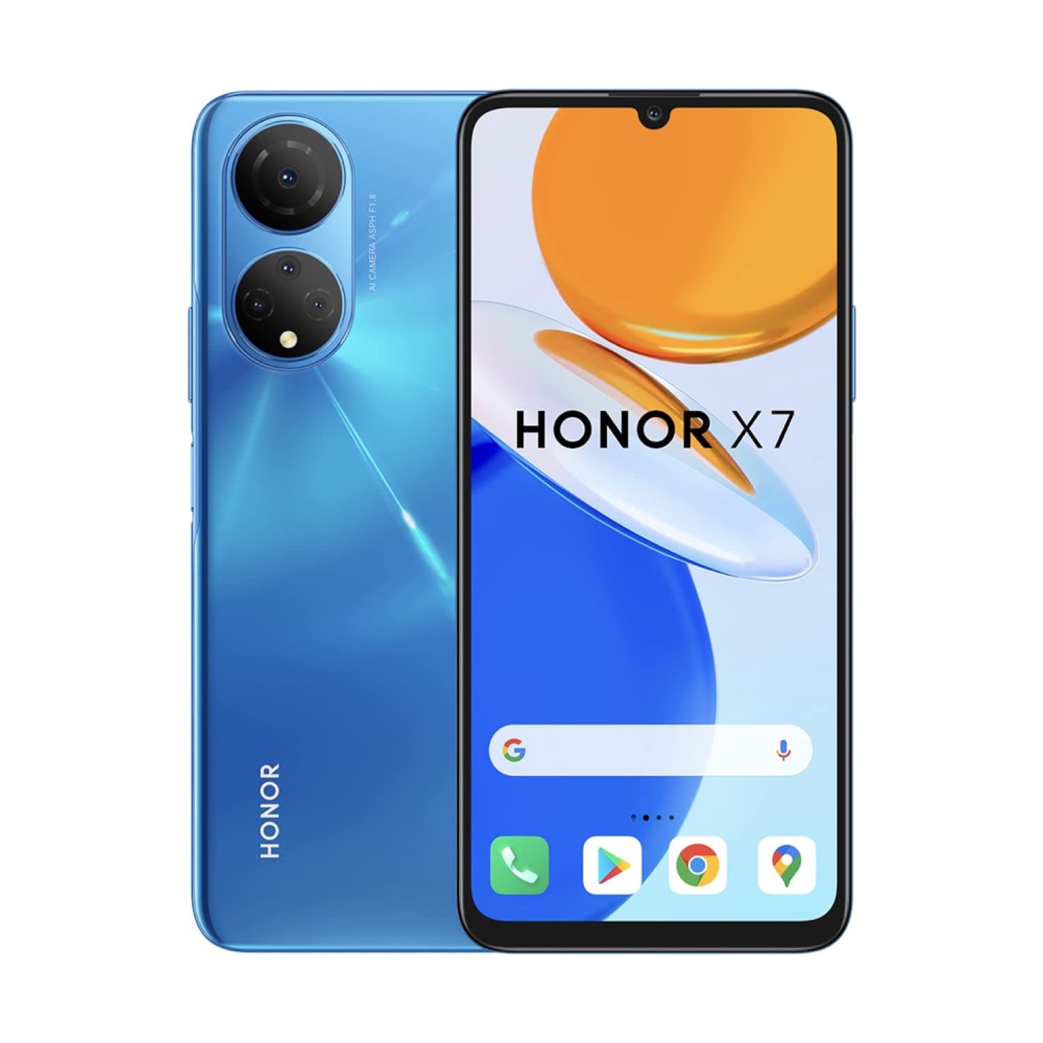 HONOR X7 Smartphone Android 11, 4GB RAM + 128GB Storage, 6.47” FullView Screen with 90Hz Smooth Display, 48MP Rear Quad Camera, 5000mAh High Capacity Battery(2 Year Warranty)