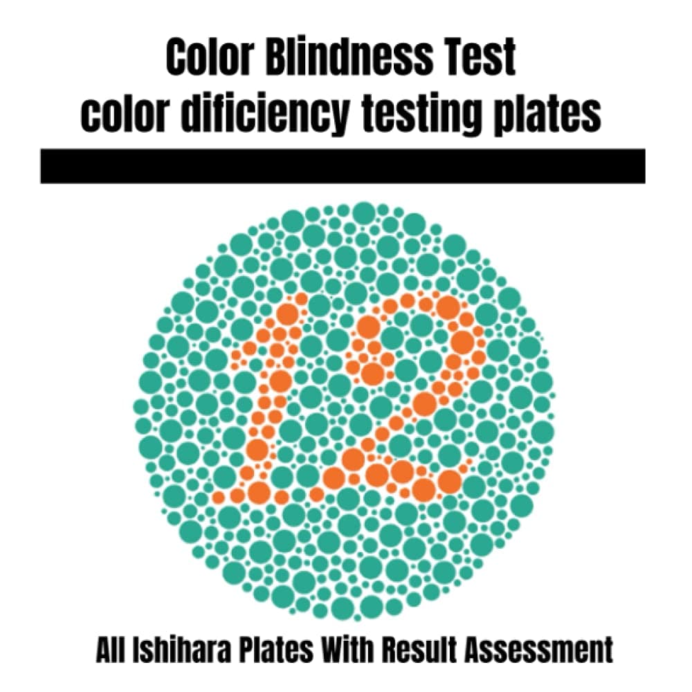 Independently published Color Blindness Test: Color Deficiency testing plates