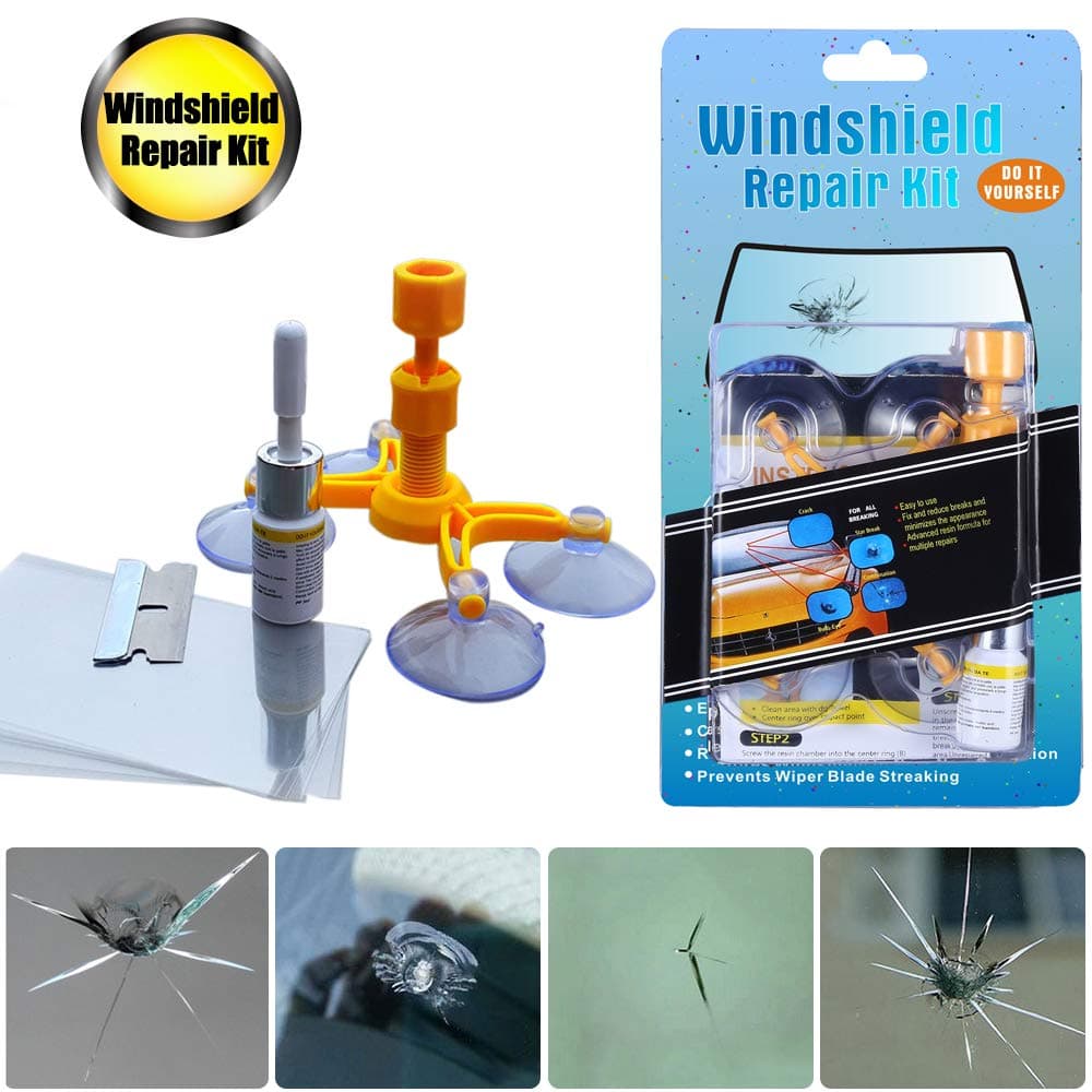 Manelord Auto Windshield Repair Tool, Car Windshield Repair Kit with Windshield Repair Resin for Windshield Chip Repair
