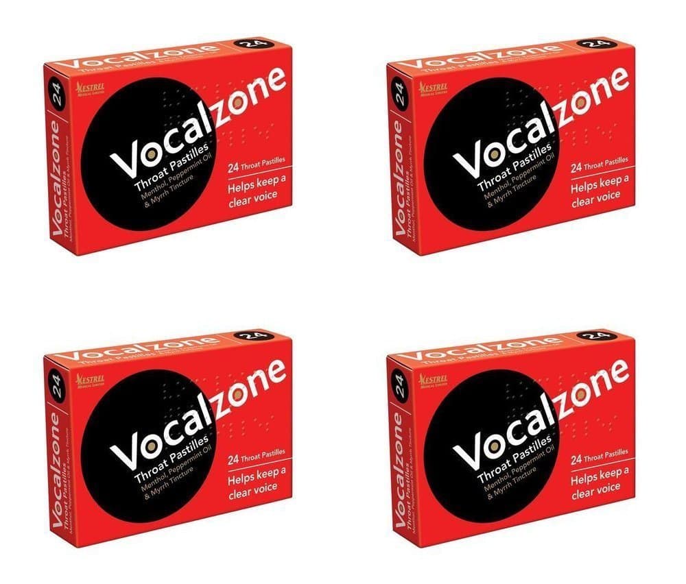 (4 Pack) - Vocalzone Vocalzone Throat Pastille Tablets | 24s | 4 Pack - Super Saver - Save Money