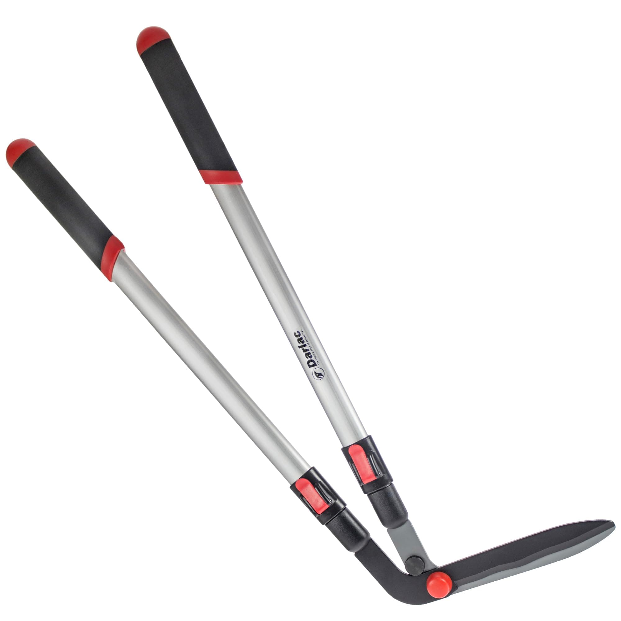 Darlac Telescopic Edging Shear, Adjustable Lawn Edging Shears for Gardens, Telescopic Handles 600-1080mm, Lawn and Grass Edge Trimming, Ref. DP812, Lightweight Design with Flip-Lok Extension System