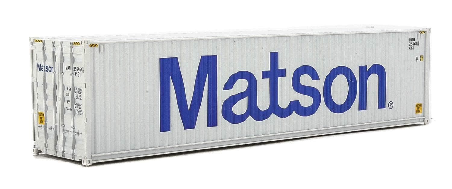 Walthers SceneMaster 949-8263 40' Hi-Cube Corrugated Side Container Matson