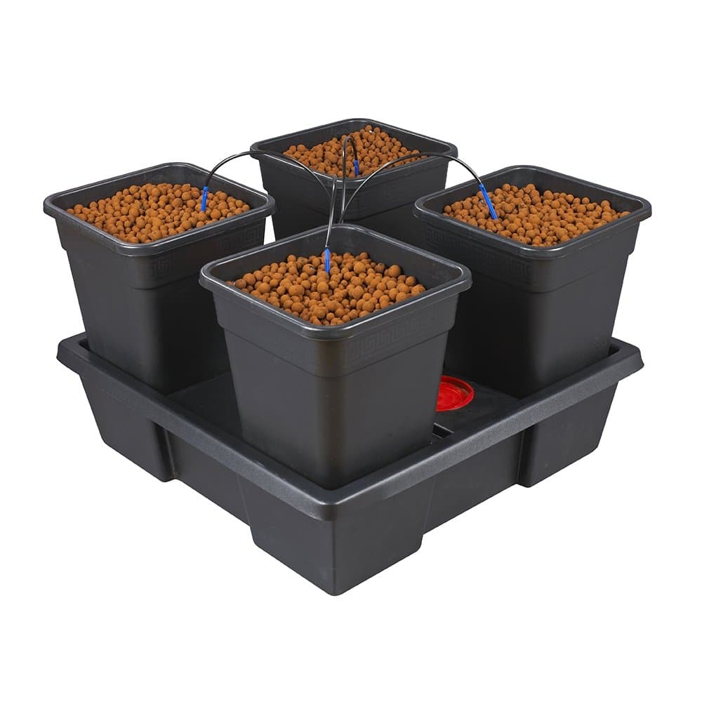 Wilma 4 Pot Big 18L Pots Dripper System Hydroponics