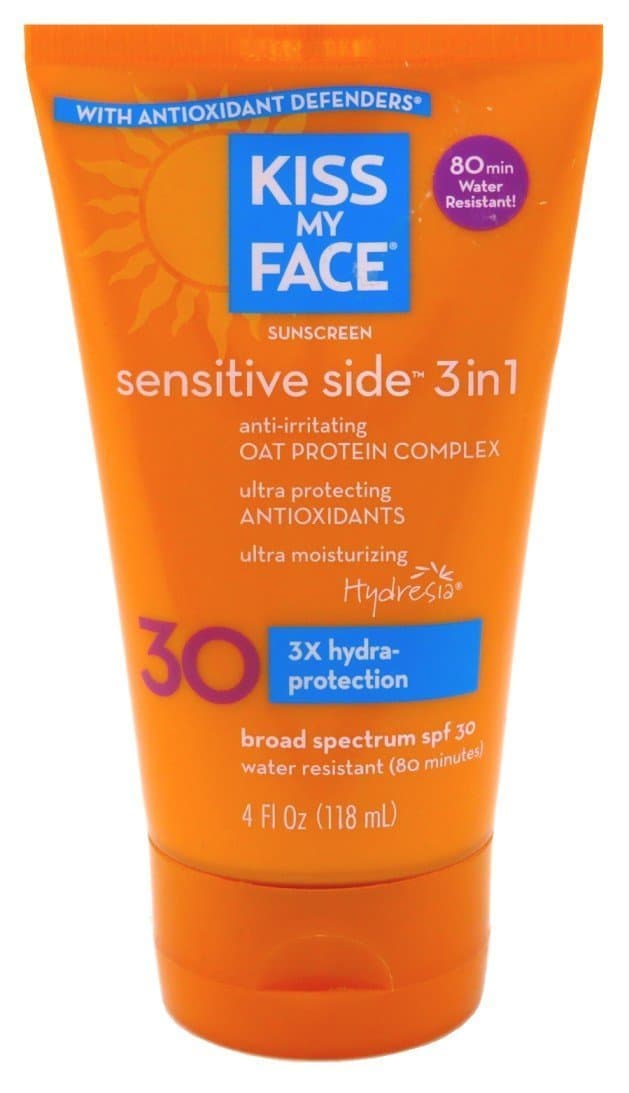 Kiss My Face Spf#30 Sunscreen With Oat Protein Complex 4 Ounce (118ml) (6 Pack)