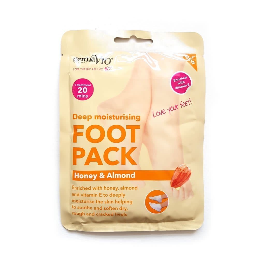 DermaV10 Moisturising Foot Pack Honey