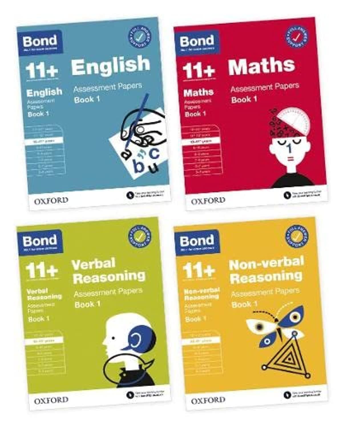 BOND 11+ English, Maths, Non-verbal Reasoning, Verbal Reasoning: Assessment Papers: 10-11 Years Bundle (Bond: Assessment Papers) Product Bundle – 21 May 2020