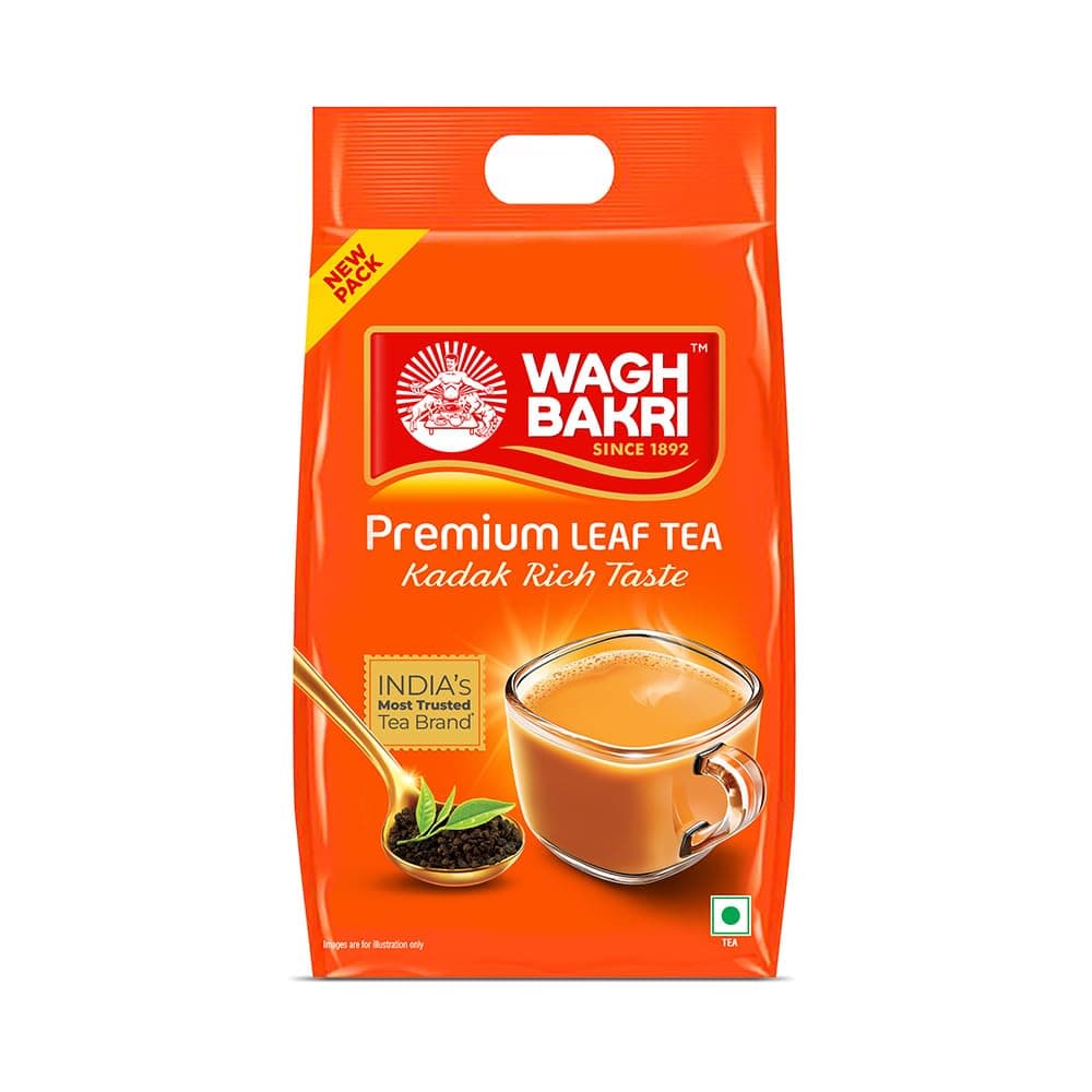 Wagh Bakri Premium Leaf Tea Poly Pack, 1kg