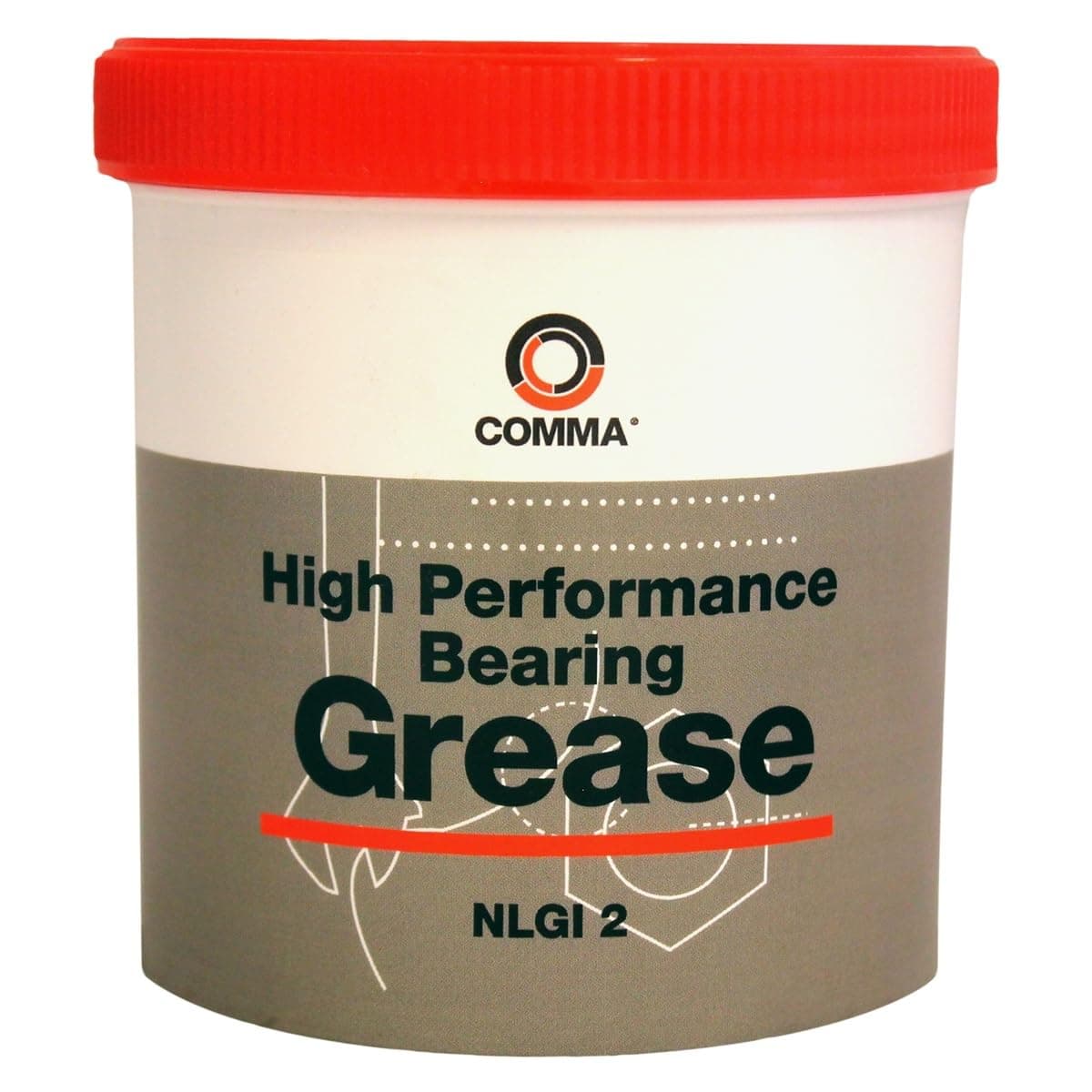 BG2500G High Performance Bearing Grease, 500 g