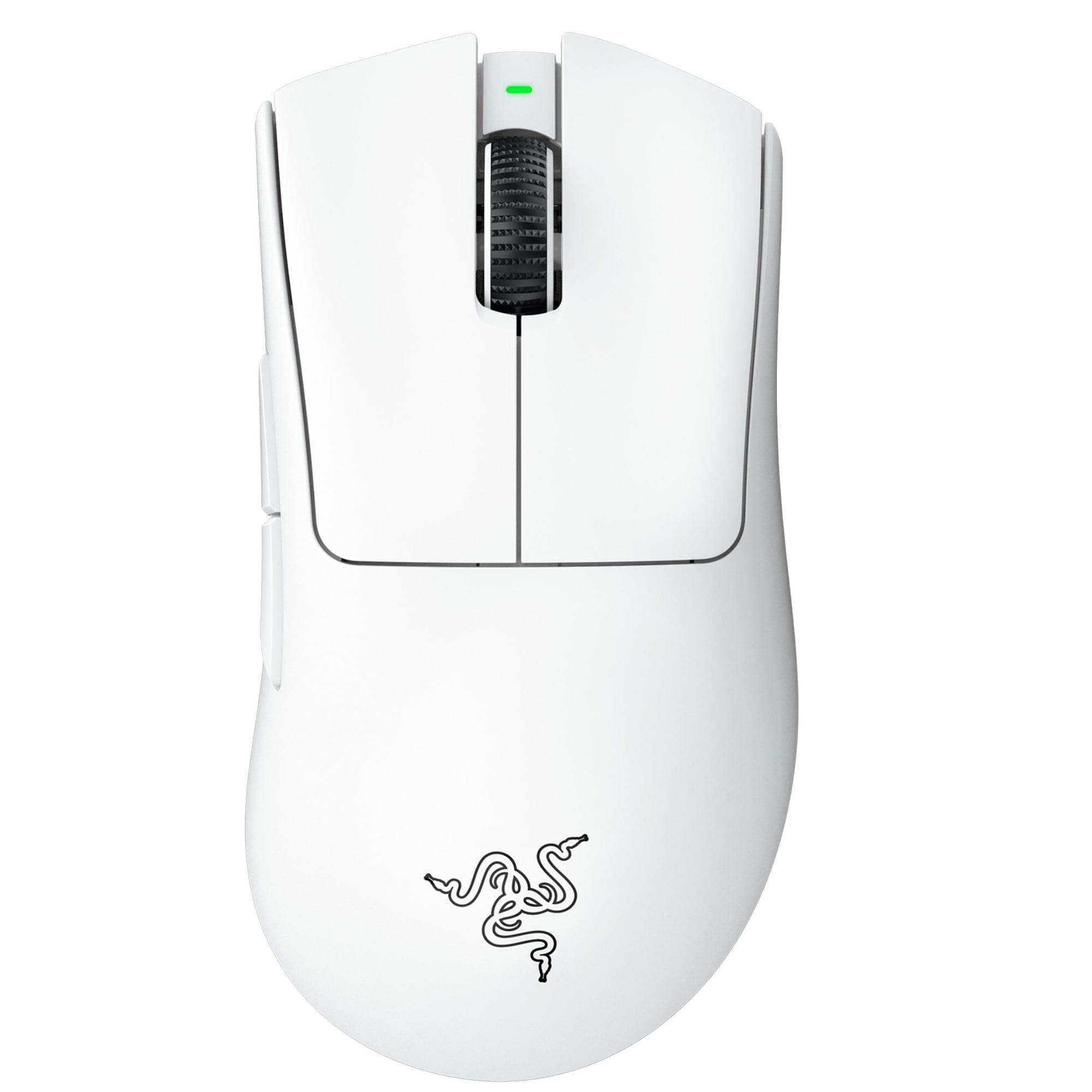 DeathAdder V3 Pro Wireless Gaming Mouse: 64g Lightweight Ergonomic - 30K DPI Optical Sensor - Gen-3 Optical Switches - 8 Programmable Controls - Up to 90 Hr Battery - White