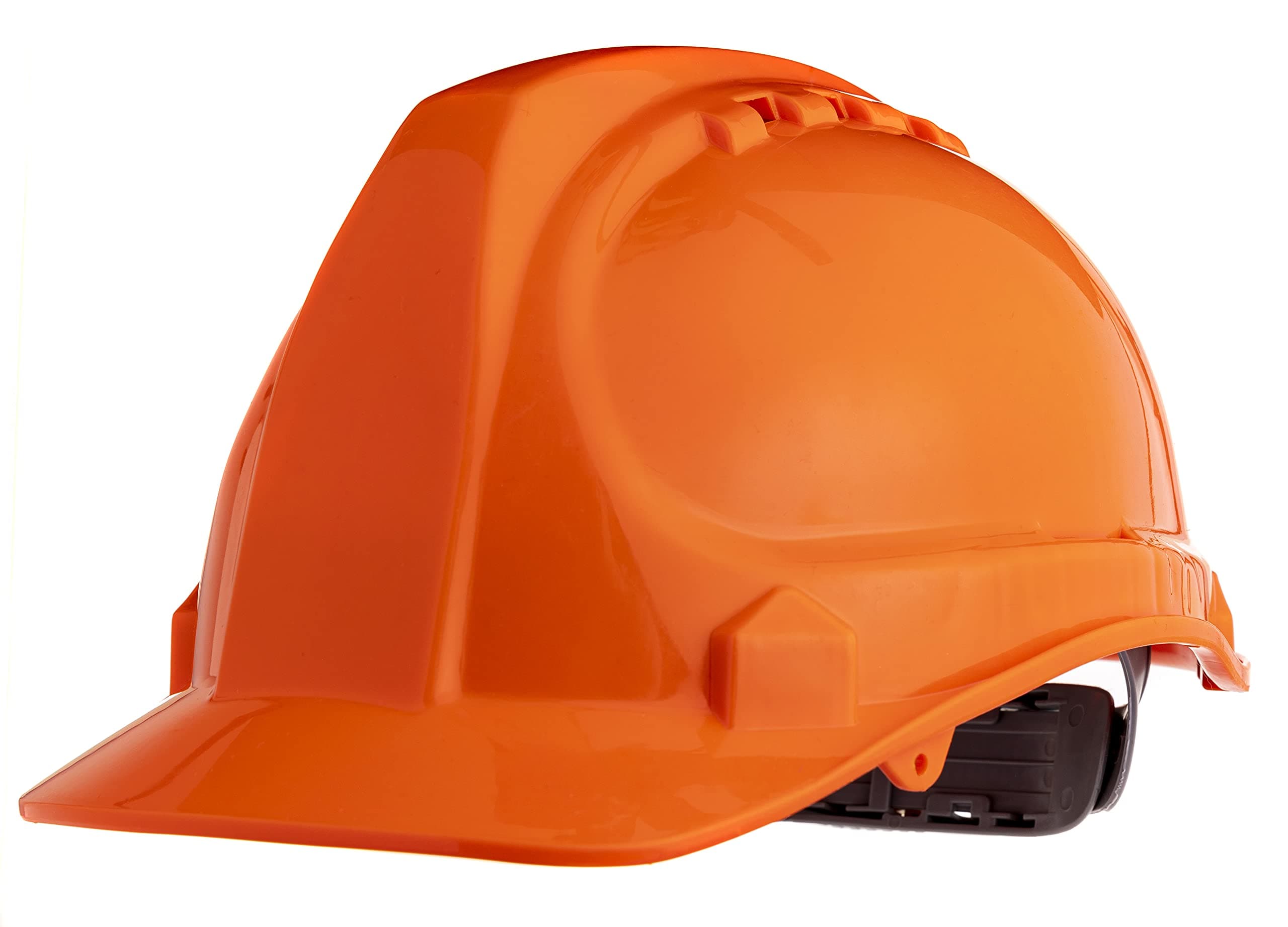 AMSTON Safety Hard Hat, Head Protection, “Keep Cool” Vented Helmet, Fully Adjustable, Low Profile, Cap Style, Type 1 Class C, Construction, ANSI Z89.1, Orange