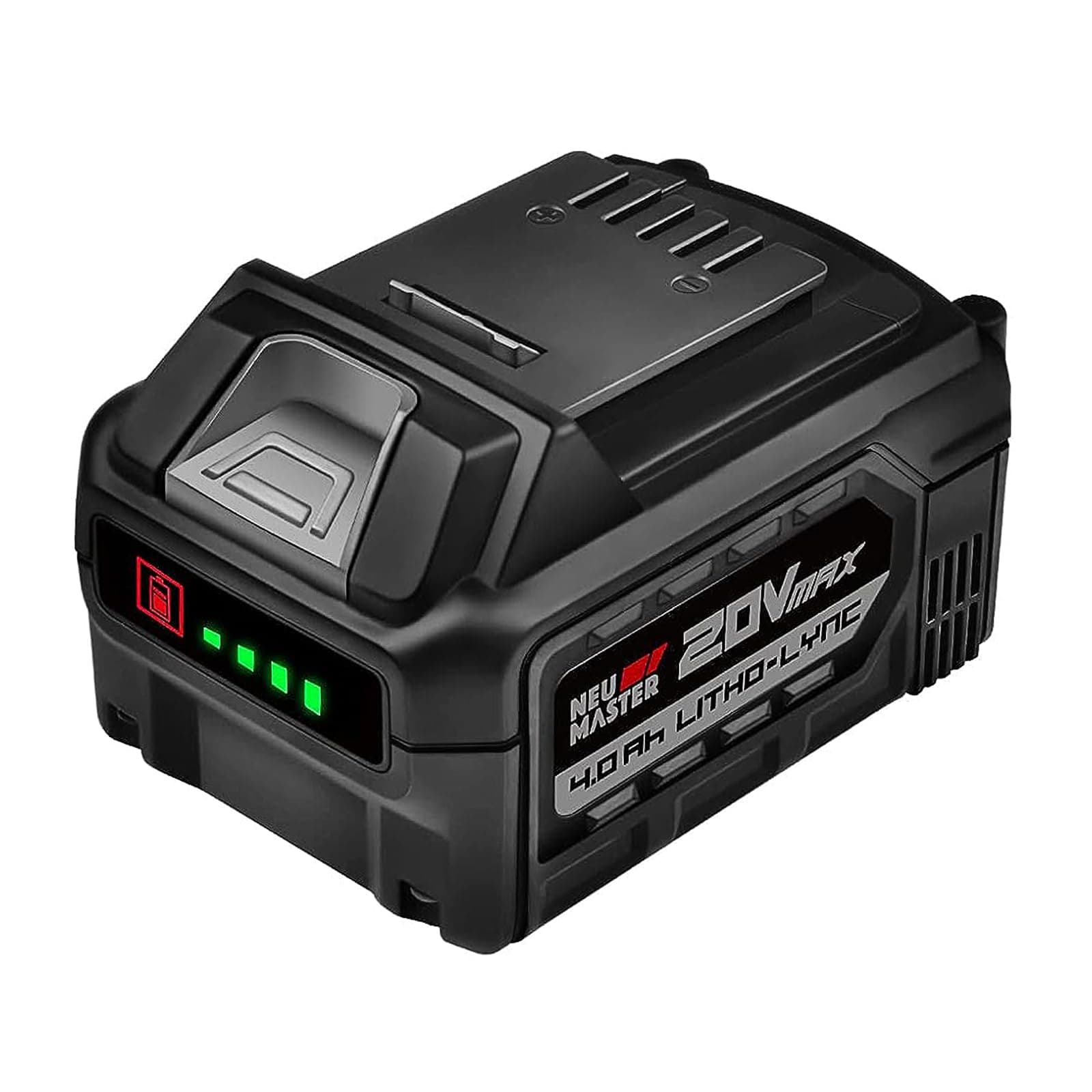 NEU MASTER New Battery System NBT0032 20V Max. 4.0Ah Lithium Ion Battery-Pack (4.0)