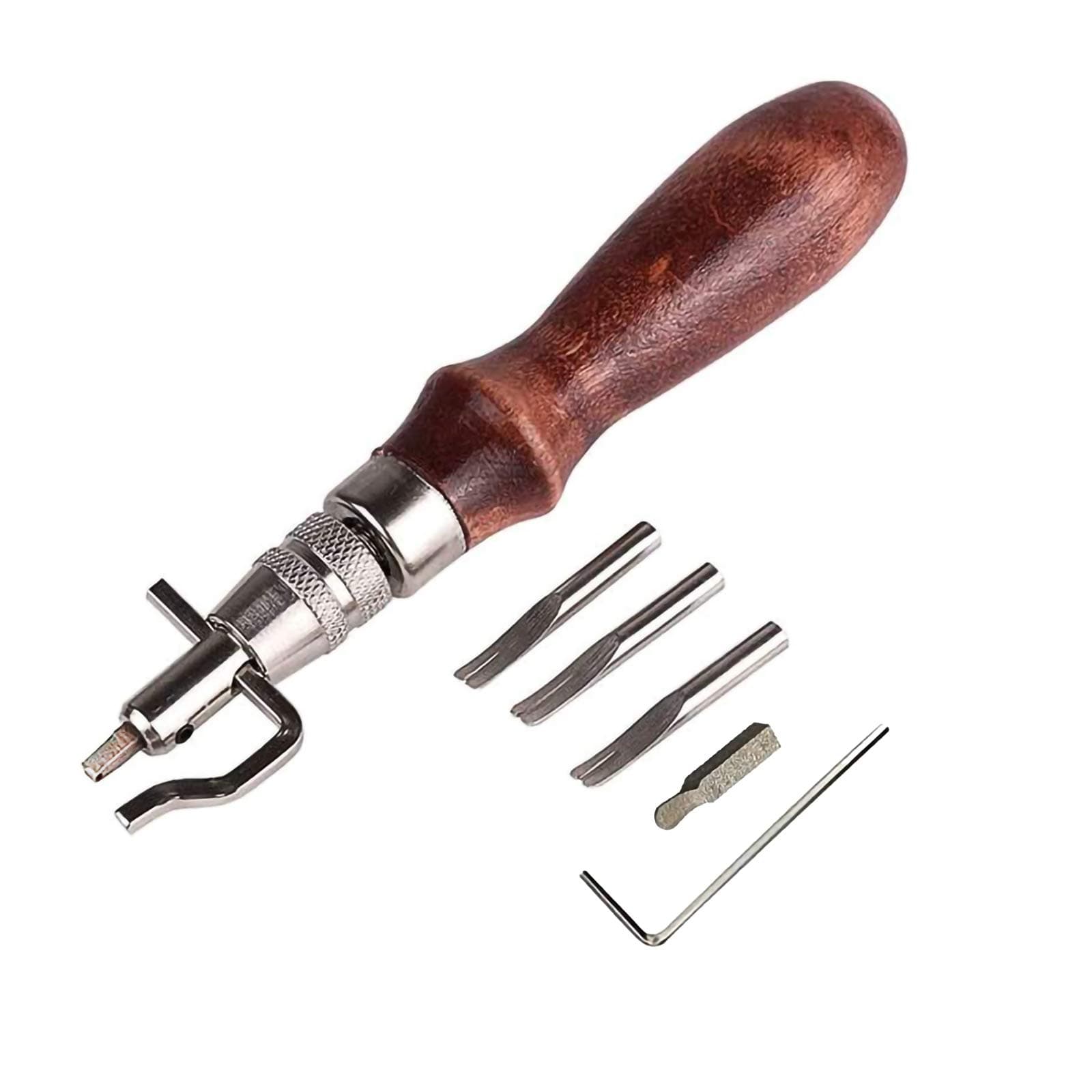 GOOMAND Leather Tools, Stitching Groovers, DIY Leather Craft Tools