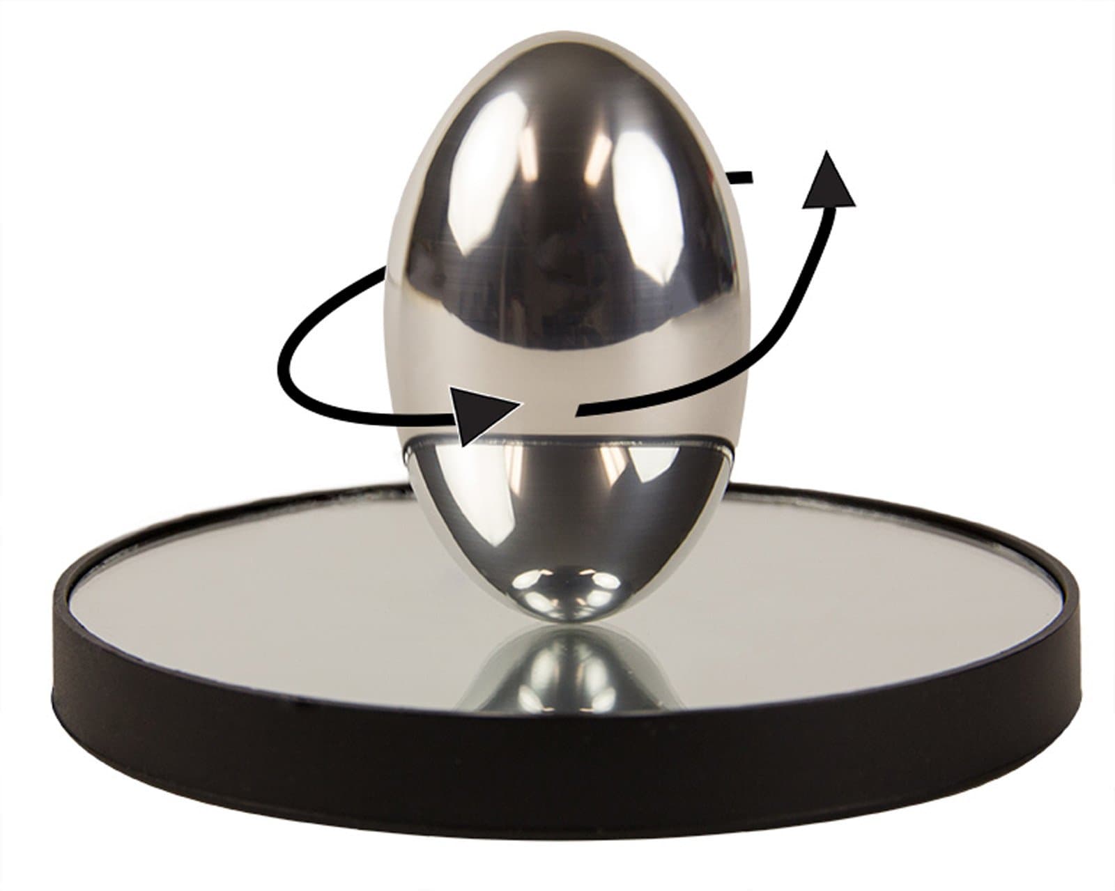 PhiTOP Stress Relieving Ellipsoid Spinning Top Physics Marvel and Optics Art